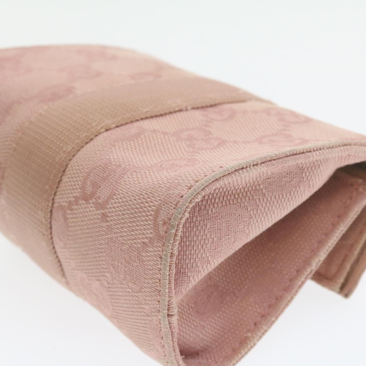 GUCCI GG Canvas Pouch Pink 0391055 yk1437