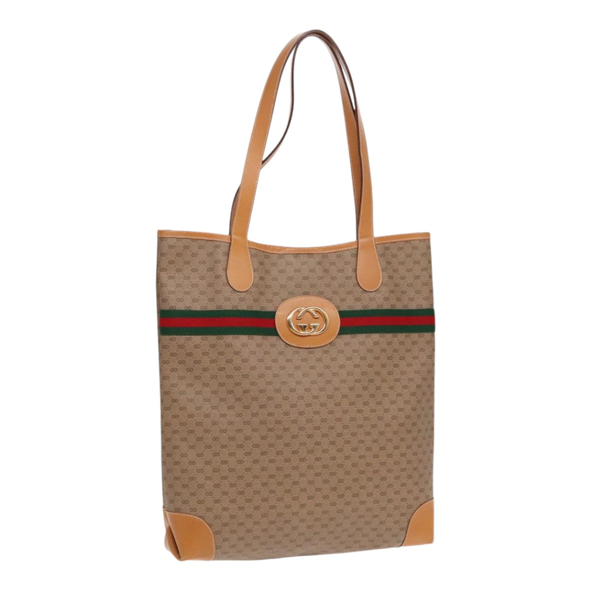 GUCCI Micro GG Supreme Web Sherry Line Bag PVC Beige 002 904 0131 yk15129