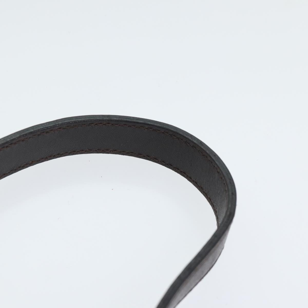 FENDI Zucca Canvas Mamma Baguette Shoulder Bag Brown Black Silver yk15236