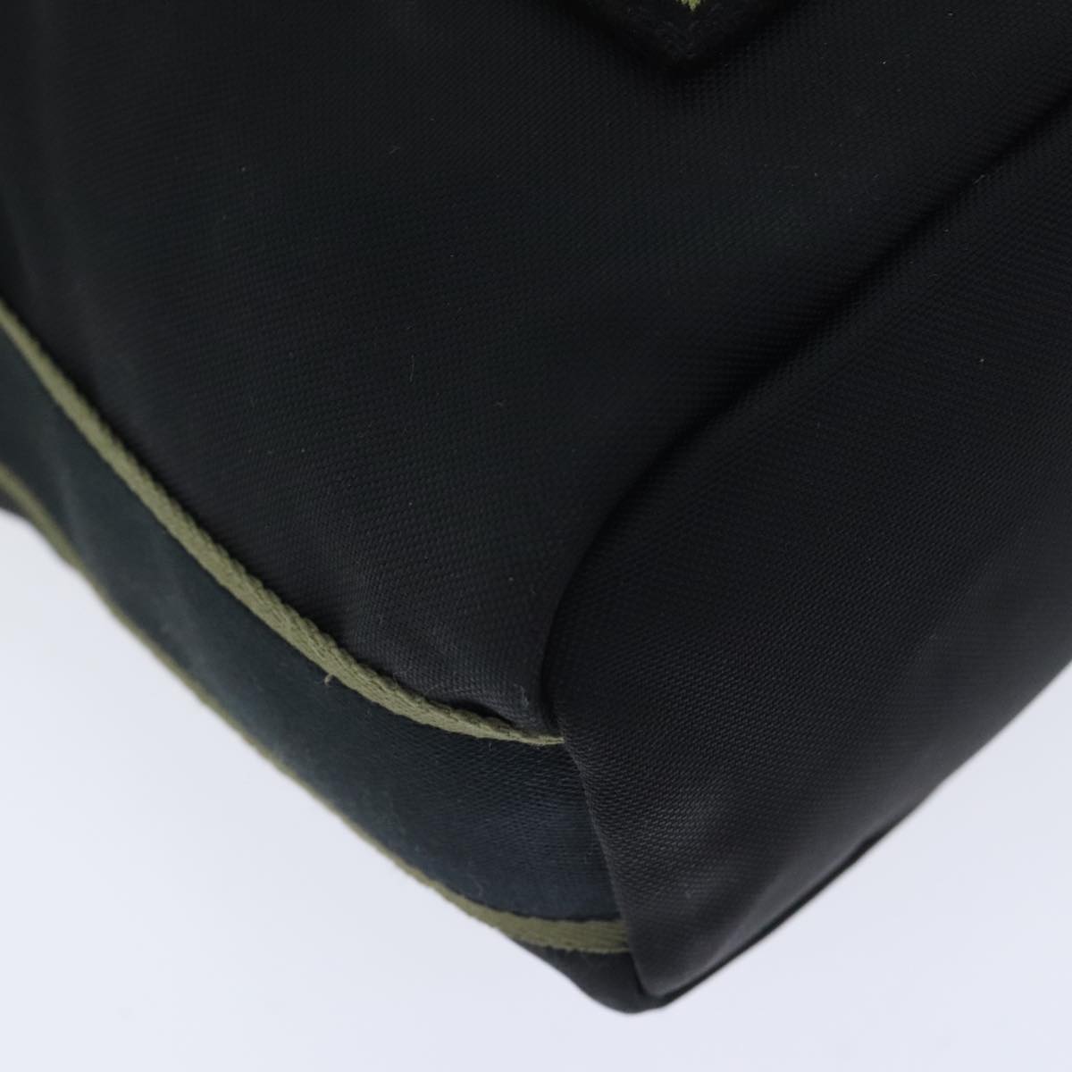 CHANEL Sports COCO Mark Shoulder Bag Nylon Black Silver CC yk15256