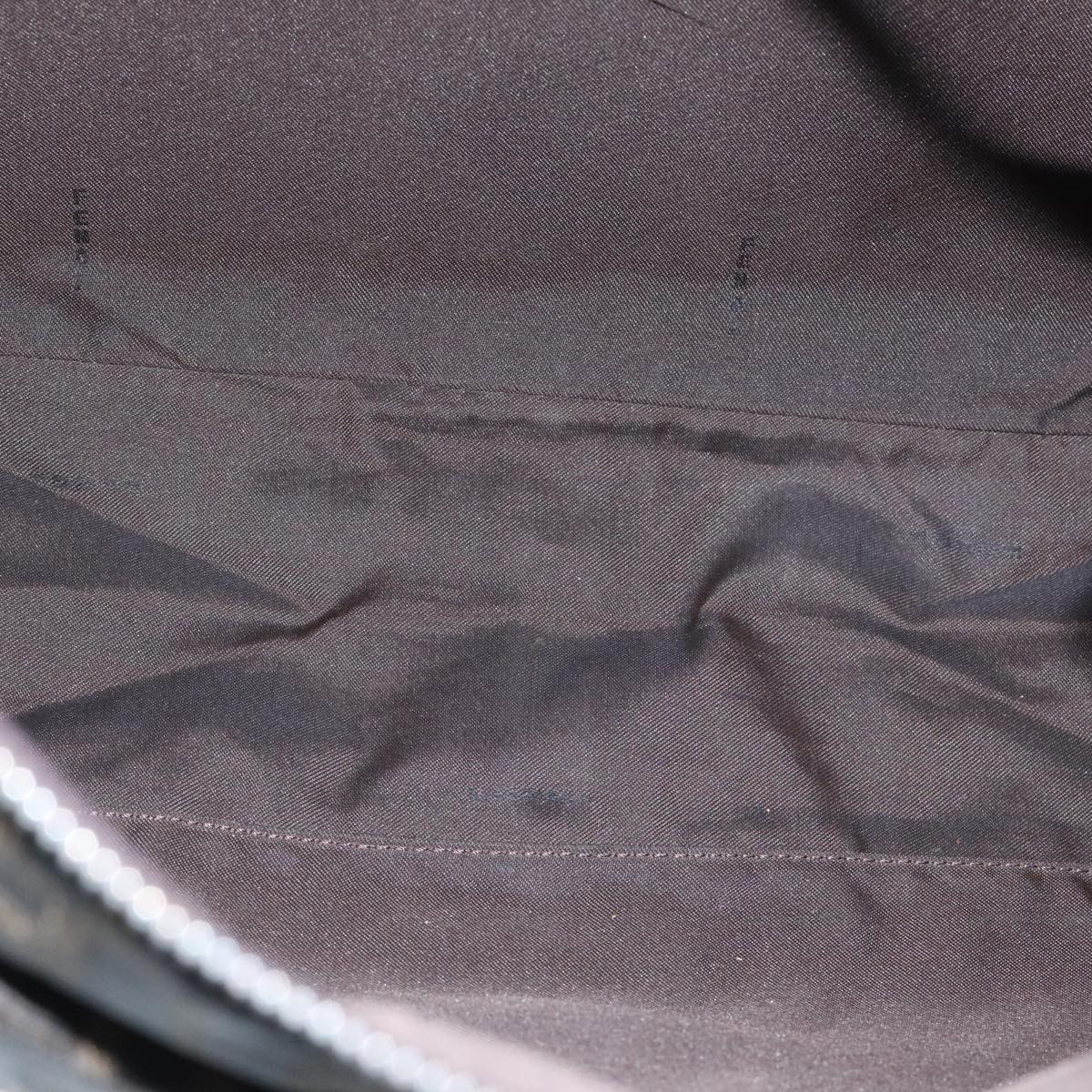 FENDI Zucca Canvas Mamma Baguette Shoulder Bag Brown Black Silver yk15544