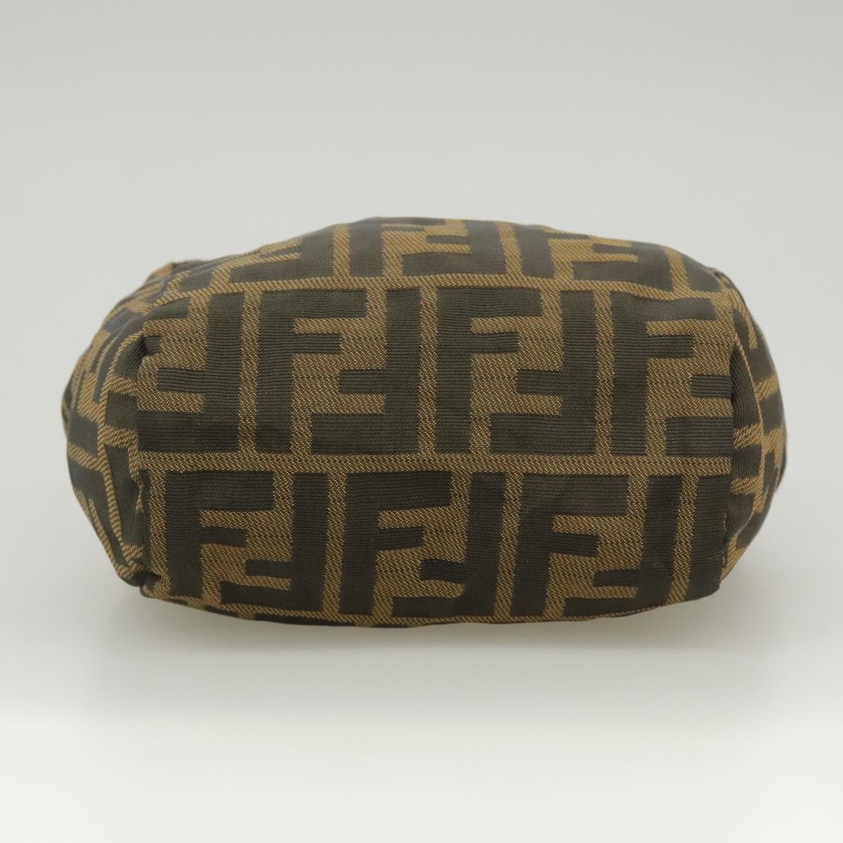 FENDI Zucca Canvas Pouch Brown Black yk15922