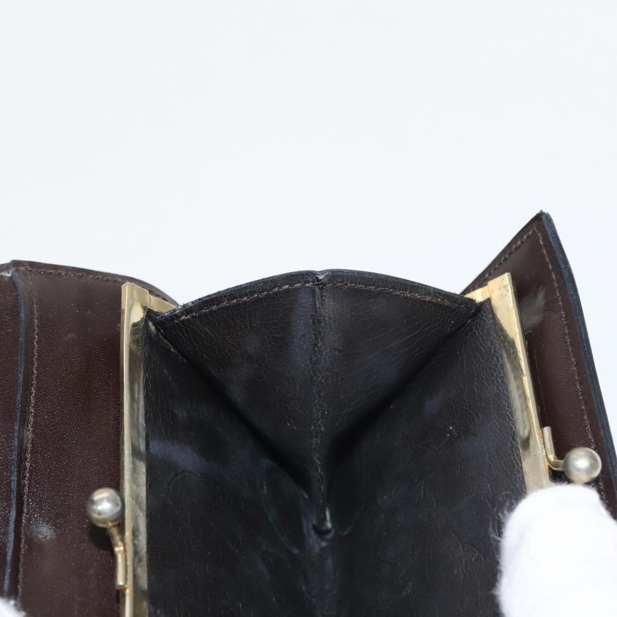 FENDI Zucca Canvas Wallet Black Brown yk16013
