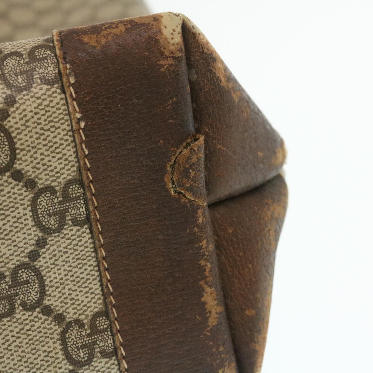 GUCCI Web Sherry Line GG Canvas Tote Bag Beige Red Green yk4045