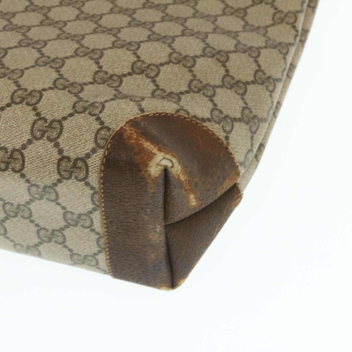 GUCCI Web Sherry Line GG Canvas Tote Bag Beige Red Green yk4045