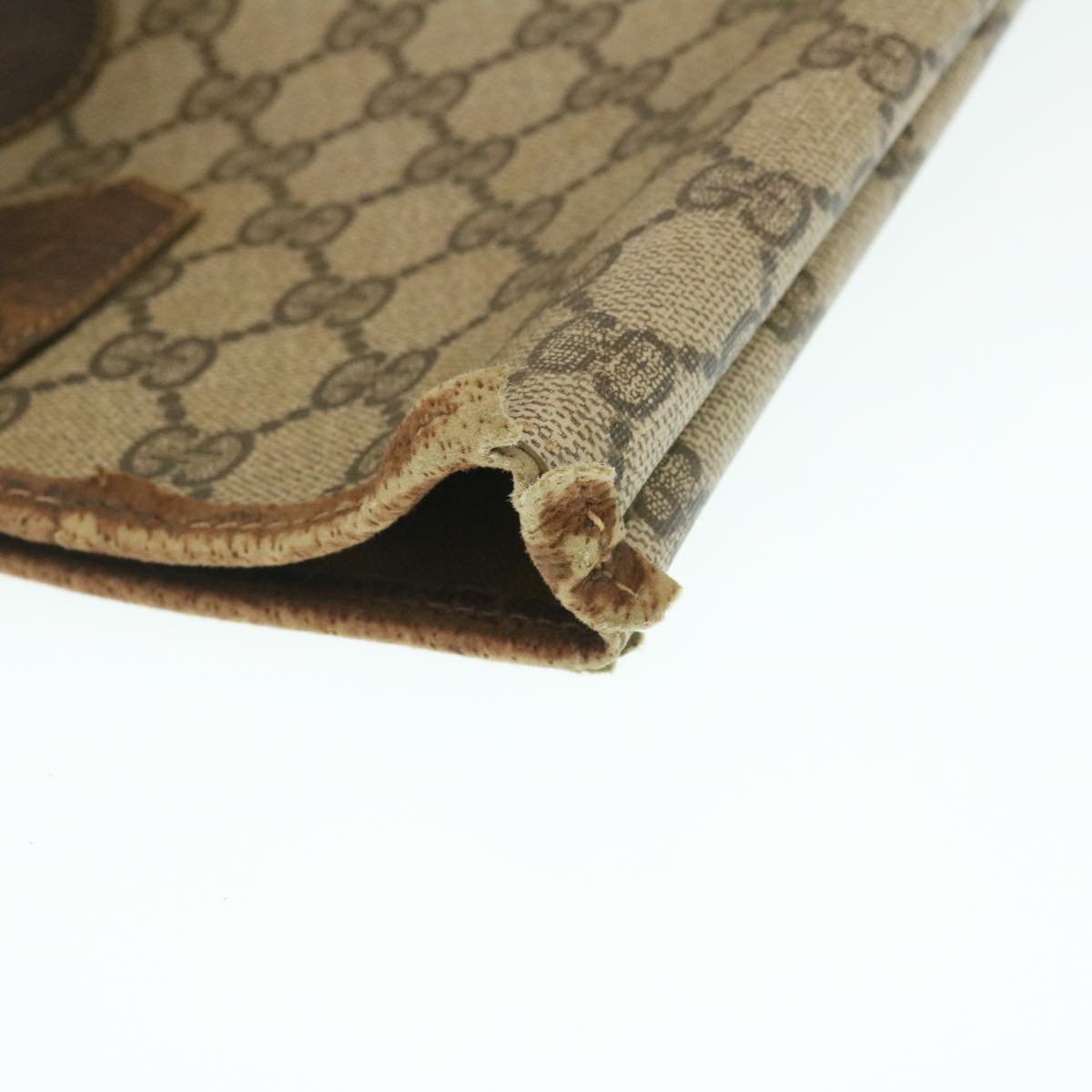 GUCCI Web Sherry Line GG Canvas Tote Bag Beige Red Green yk4045