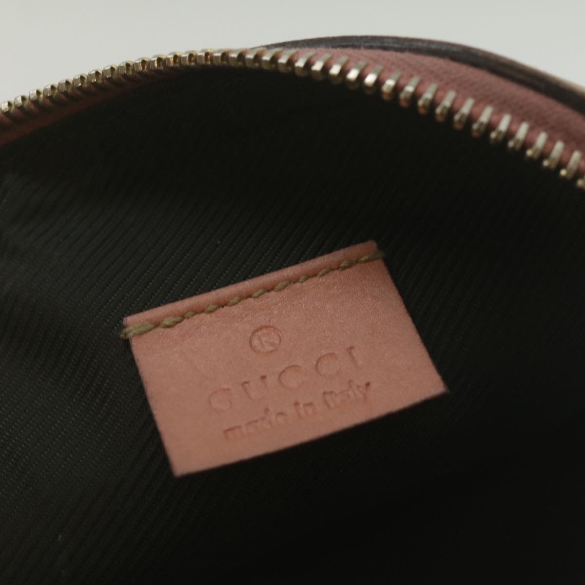 GUCCI GuccissimaLeather GG Canvas Cosmetic Pouch Pink yk4172