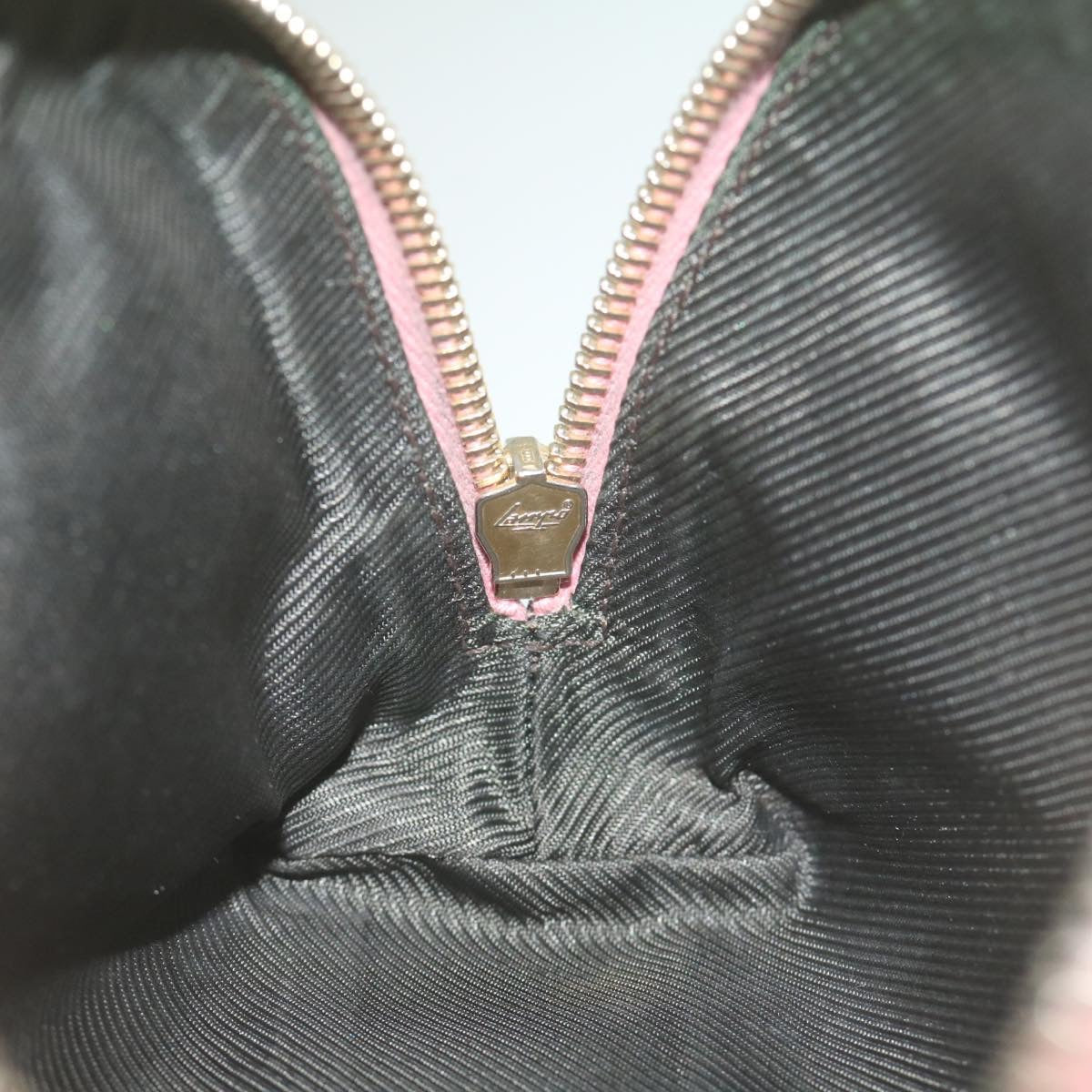 GUCCI GuccissimaLeather GG Canvas Cosmetic Pouch Pink yk4172