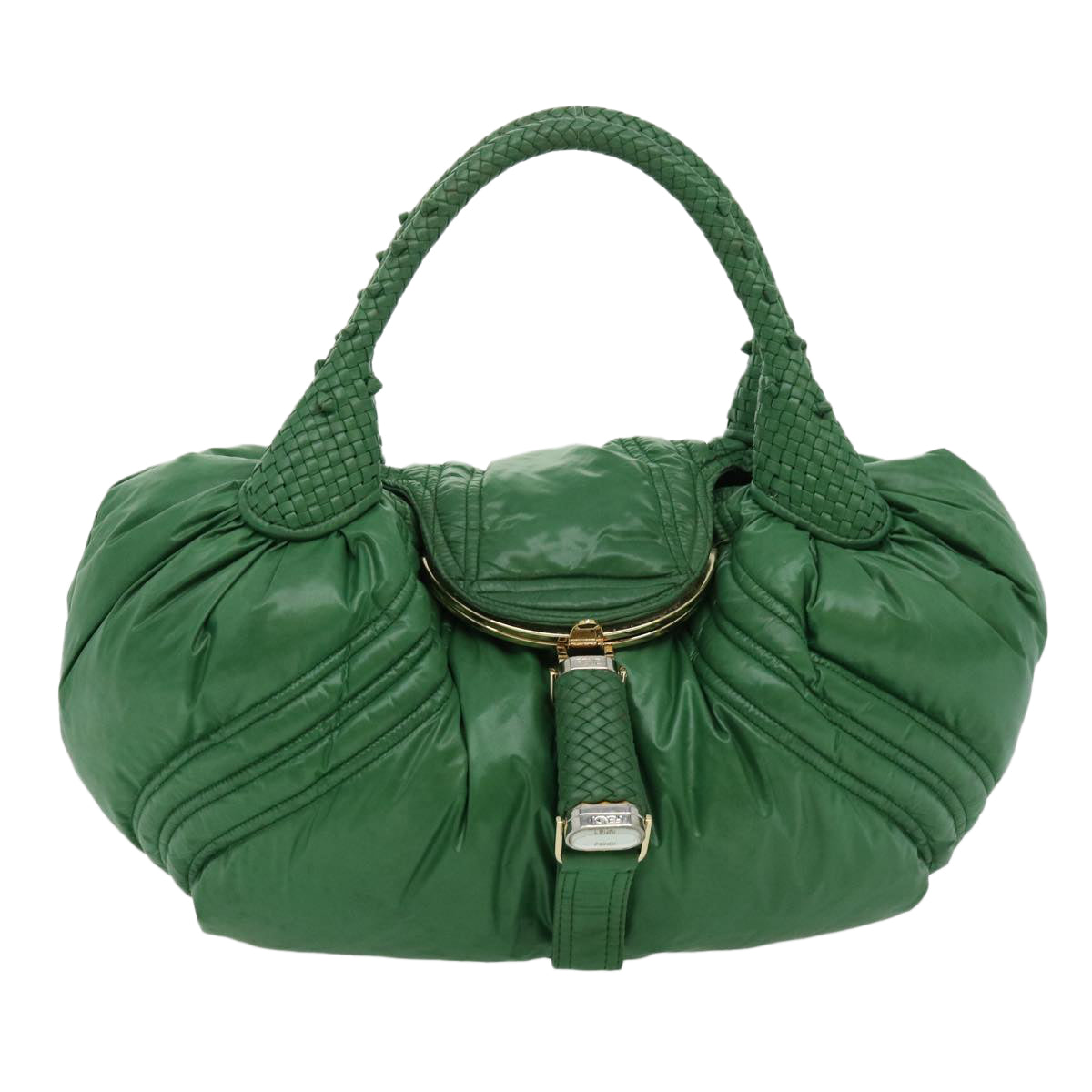 FENDI Moncler Spy Bag Shoulder Bag Nylon Green yk4770