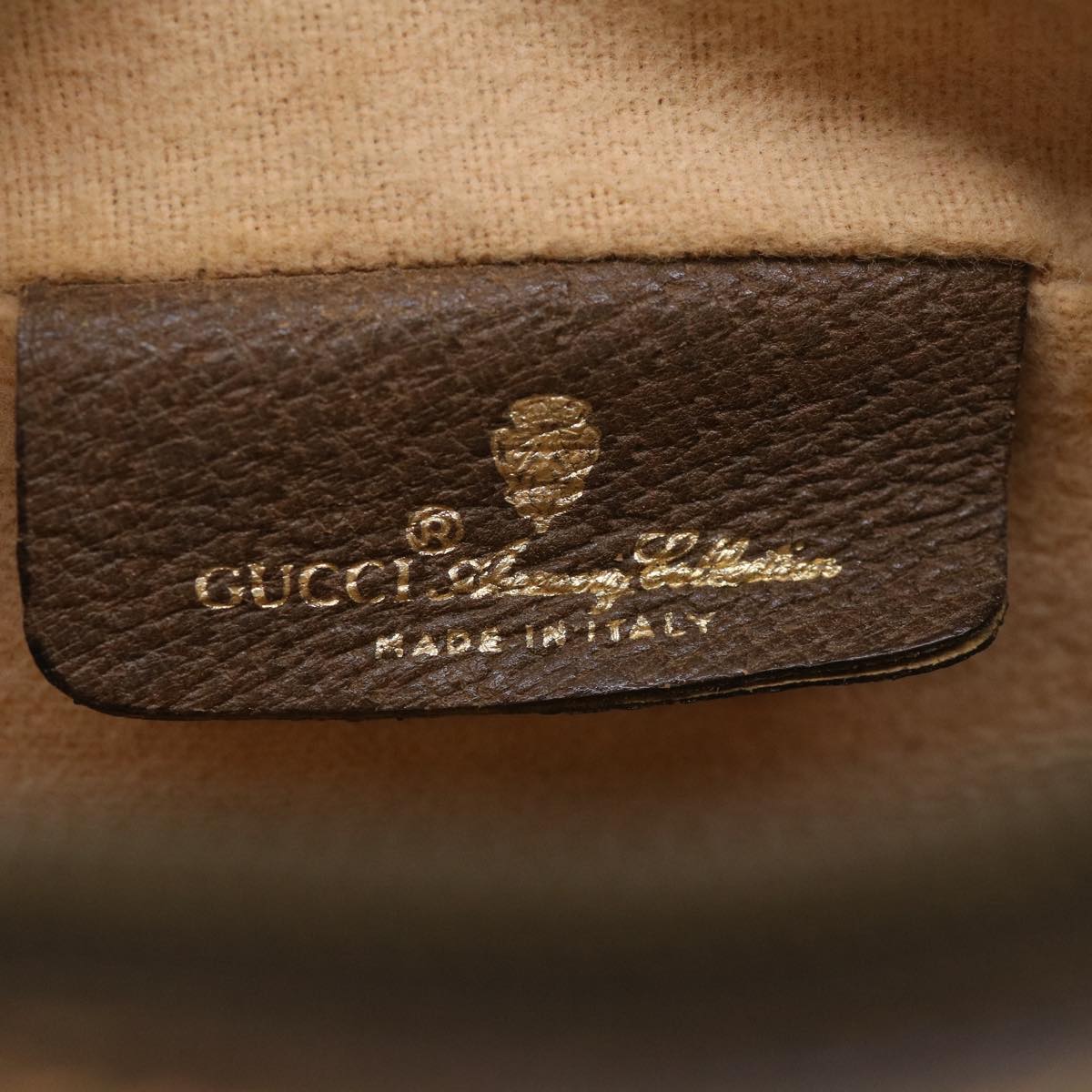GUCCI GG Canvas Web Sherry Line Shoulder Bag Beige Red Green yk5362