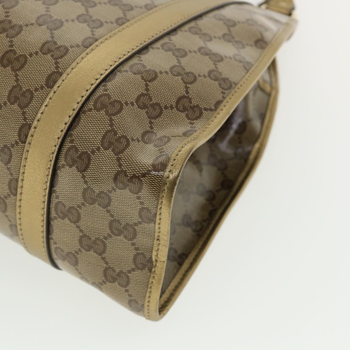 GUCCI GG Canvas Jackie Shoulder Bag Brown yk5536