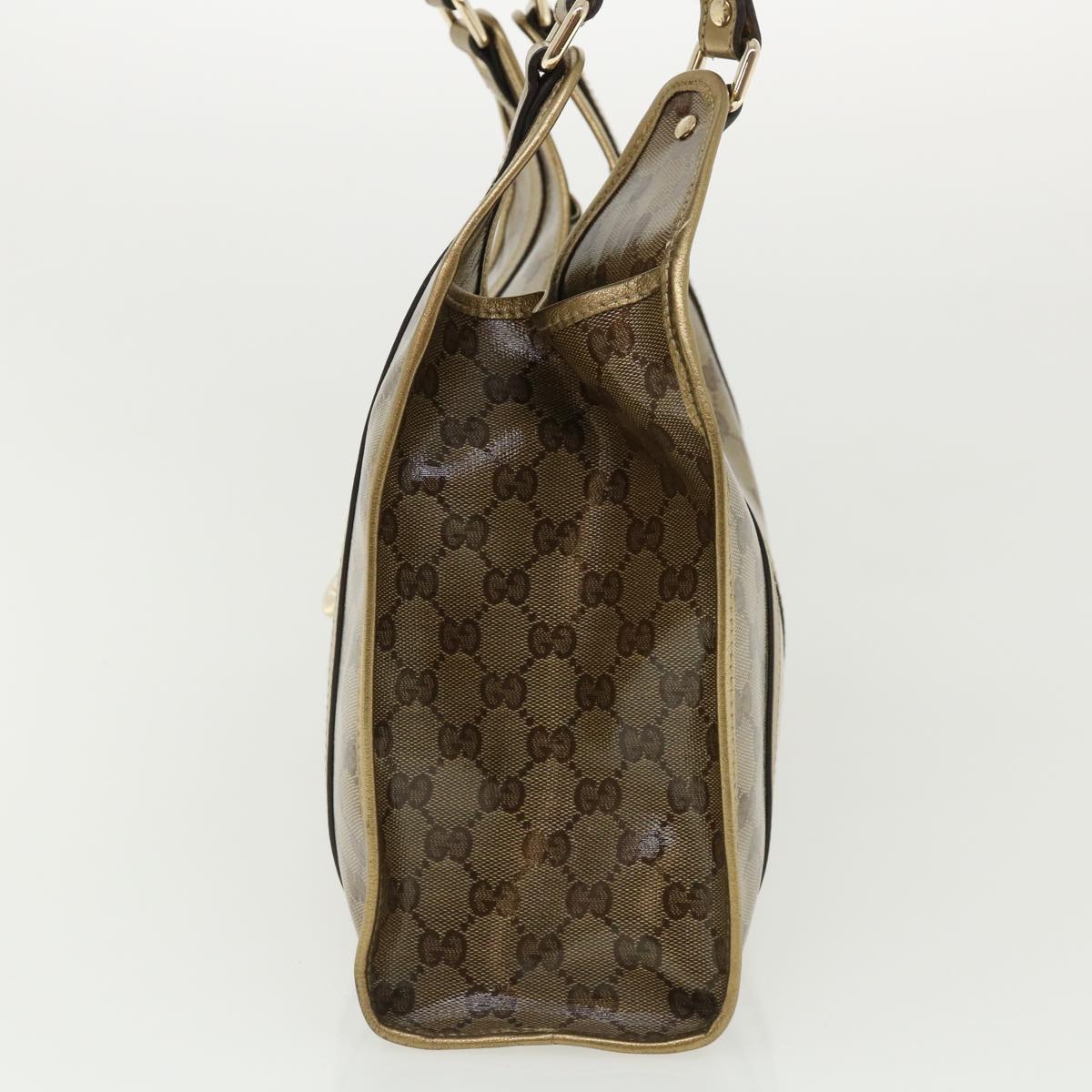 GUCCI GG Canvas Jackie Shoulder Bag Brown yk5536