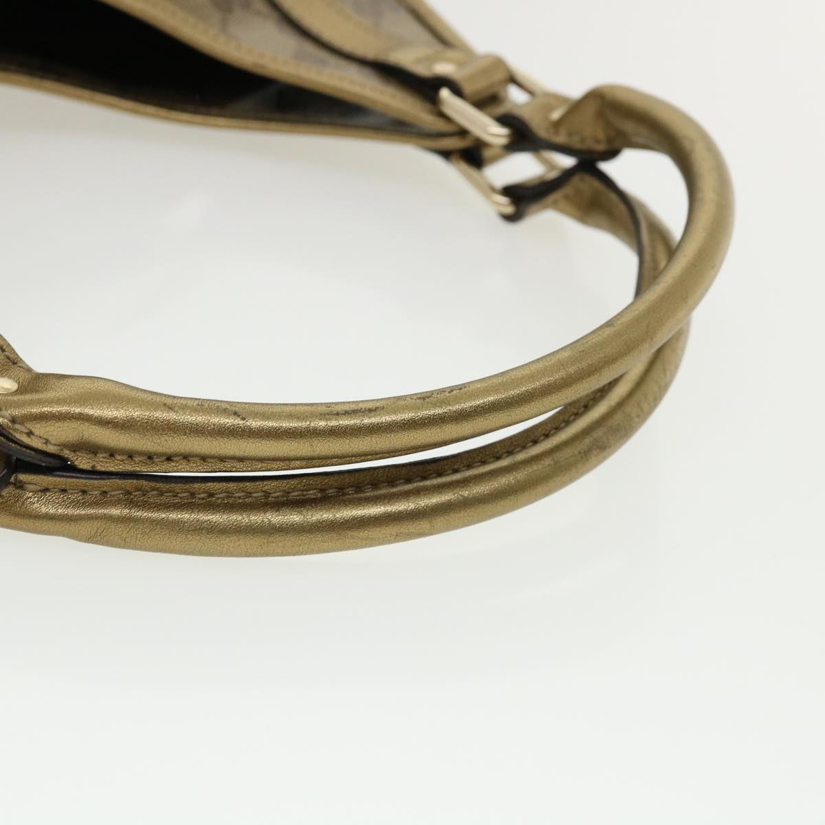 GUCCI GG Canvas Jackie Shoulder Bag Brown yk5536