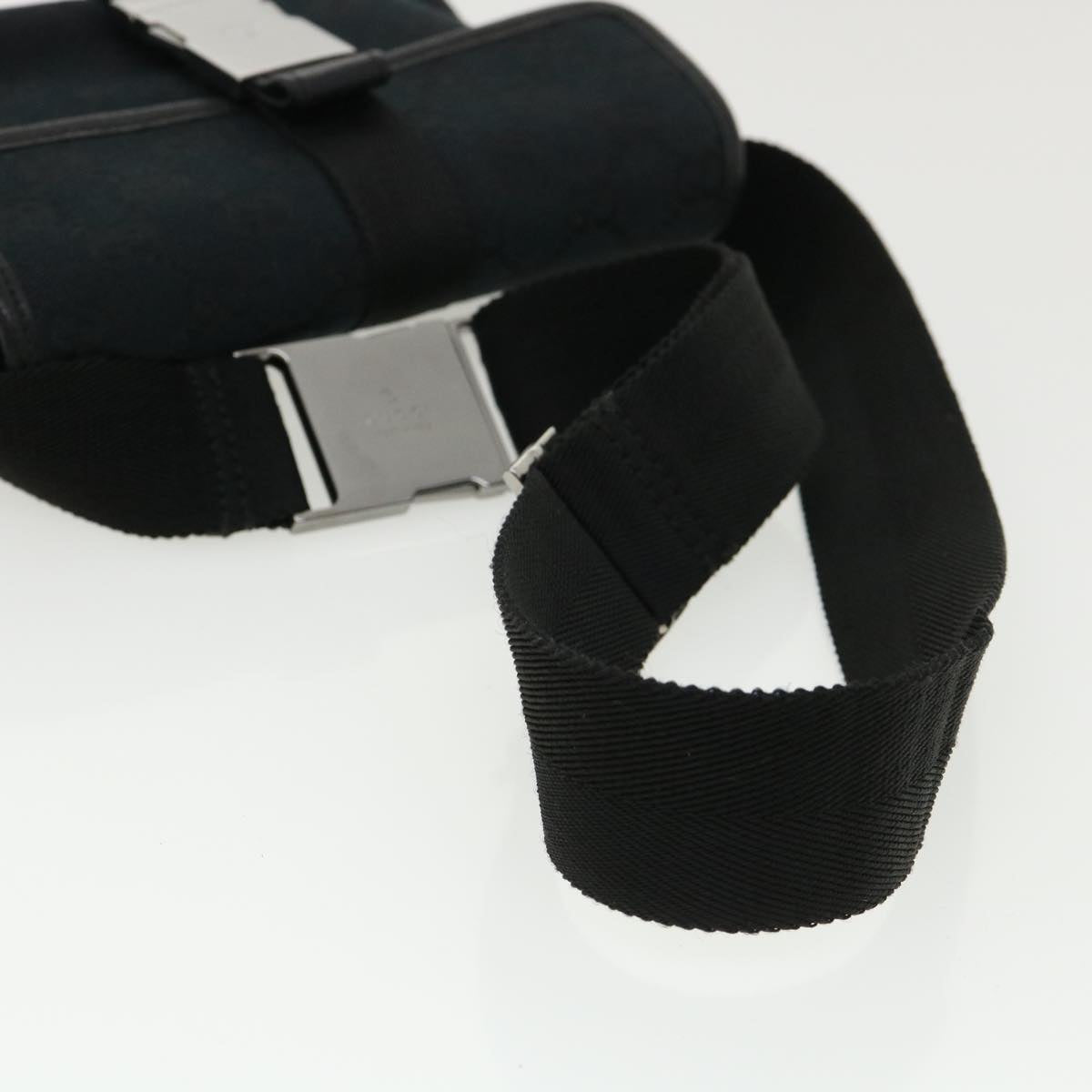 GUCCI GG Canvas Waist Bag Black yk5537