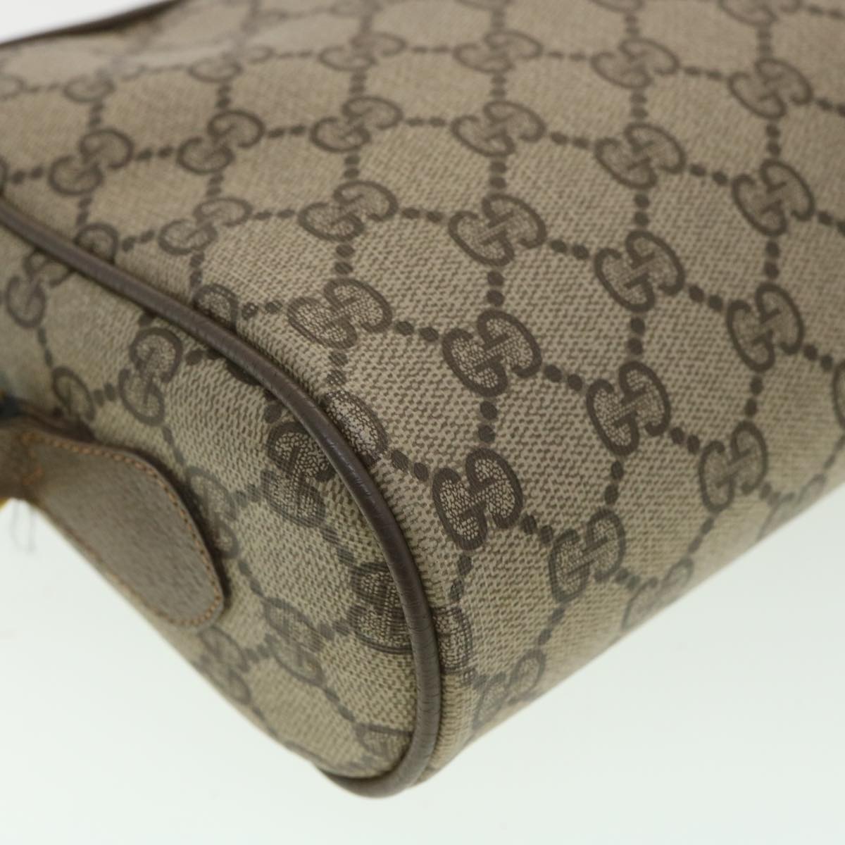 GUCCI GG Canvas Web Sherry Line Shoulder Bag Beige Red 56.02.087 yk5885B