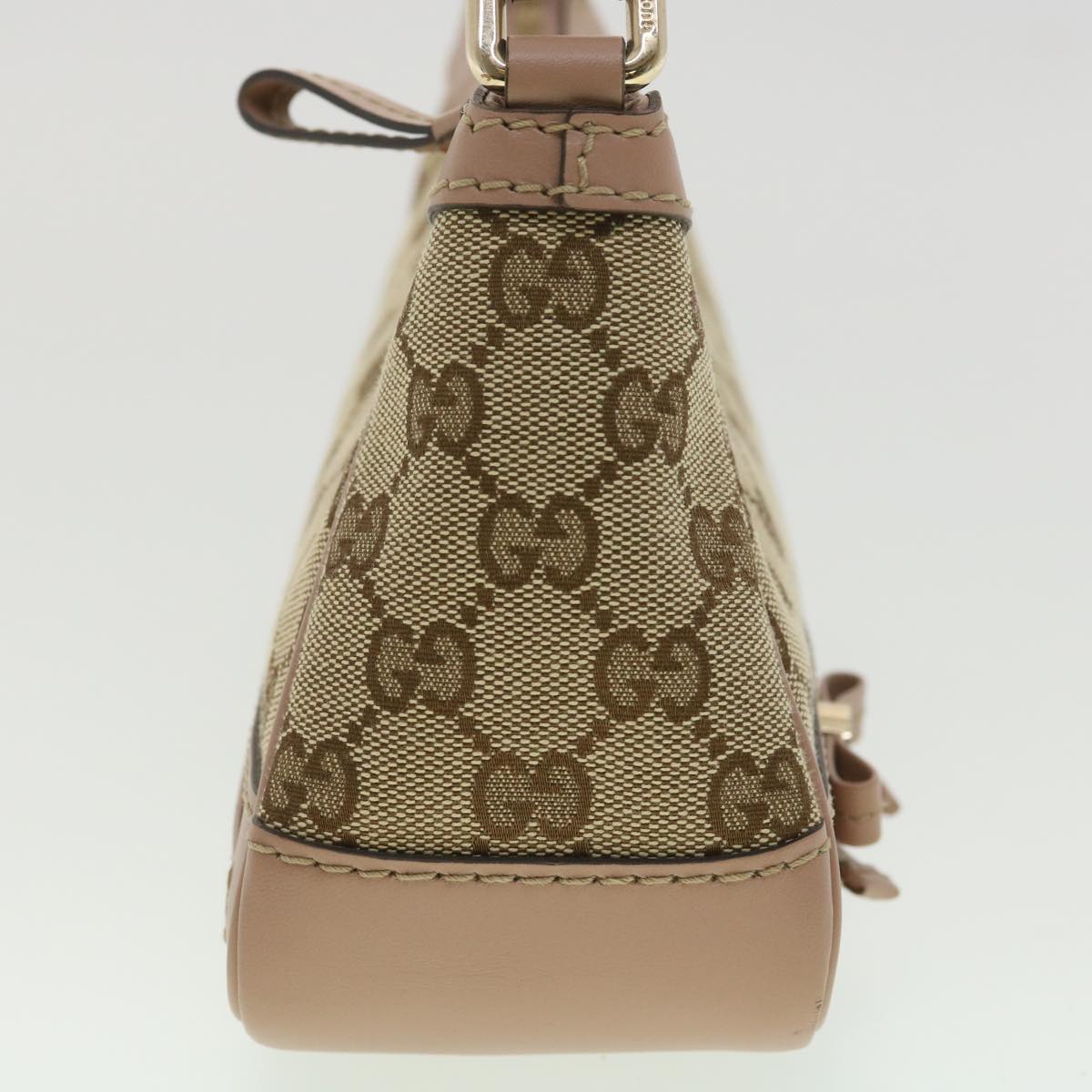 GUCCI GG Canvas Shoulder Bag Beige Pink 269893 yk6061