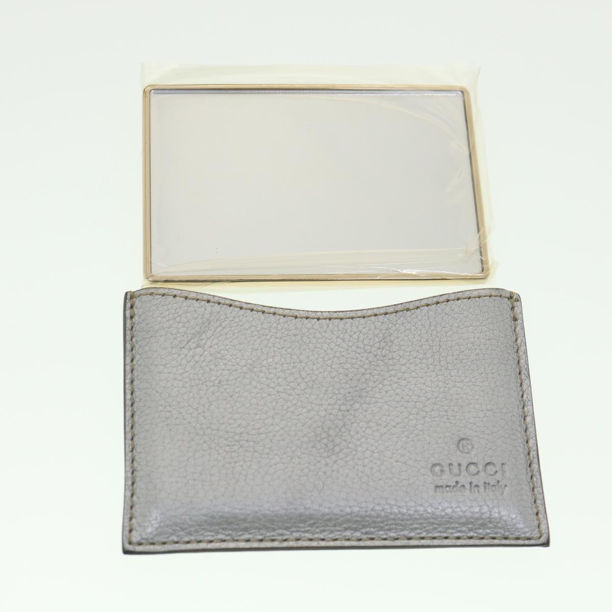 GUCCI GG Canvas Bamboo Hand Bag Beige Silver 254884 yk6106