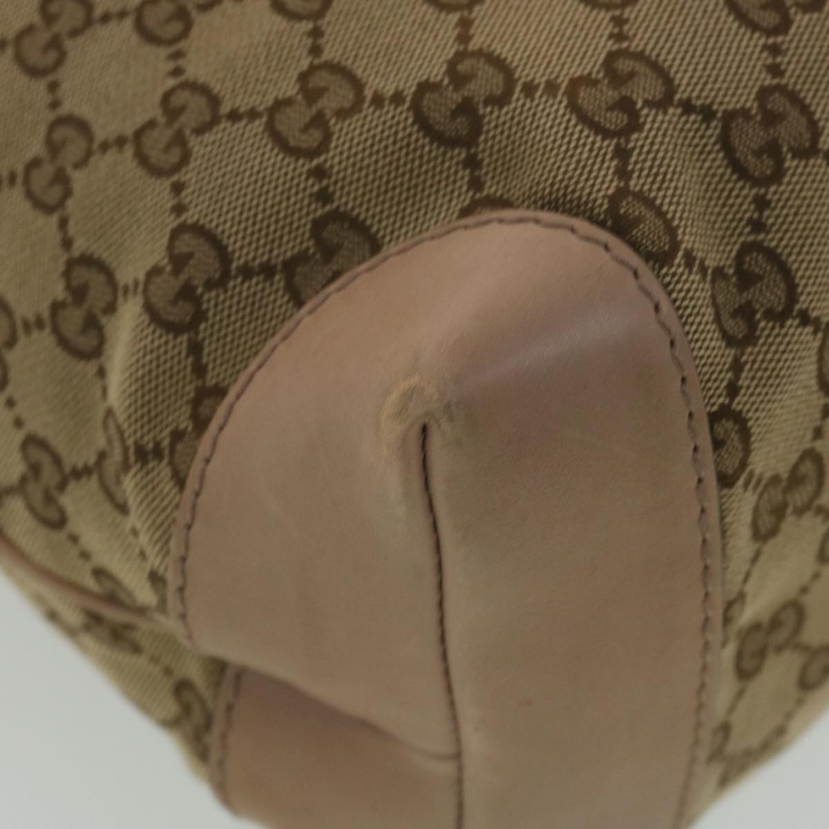 GUCCI GG Canvas Tote Bag Beige 305585 yk6207B