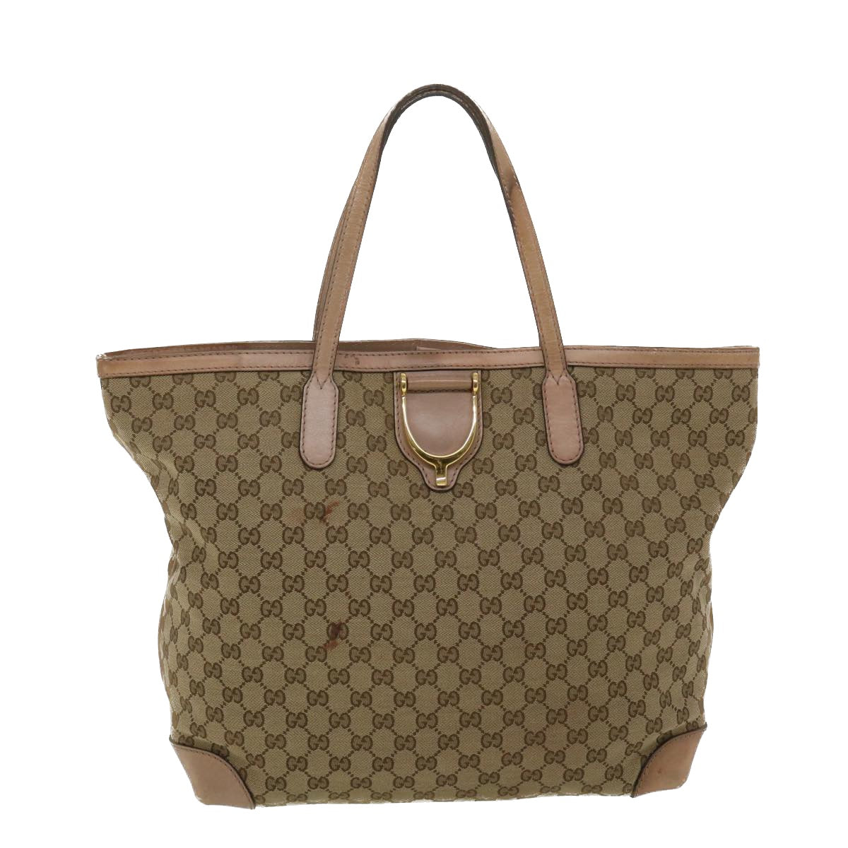 GUCCI GG Canvas Tote Bag Beige 305585 yk6207B