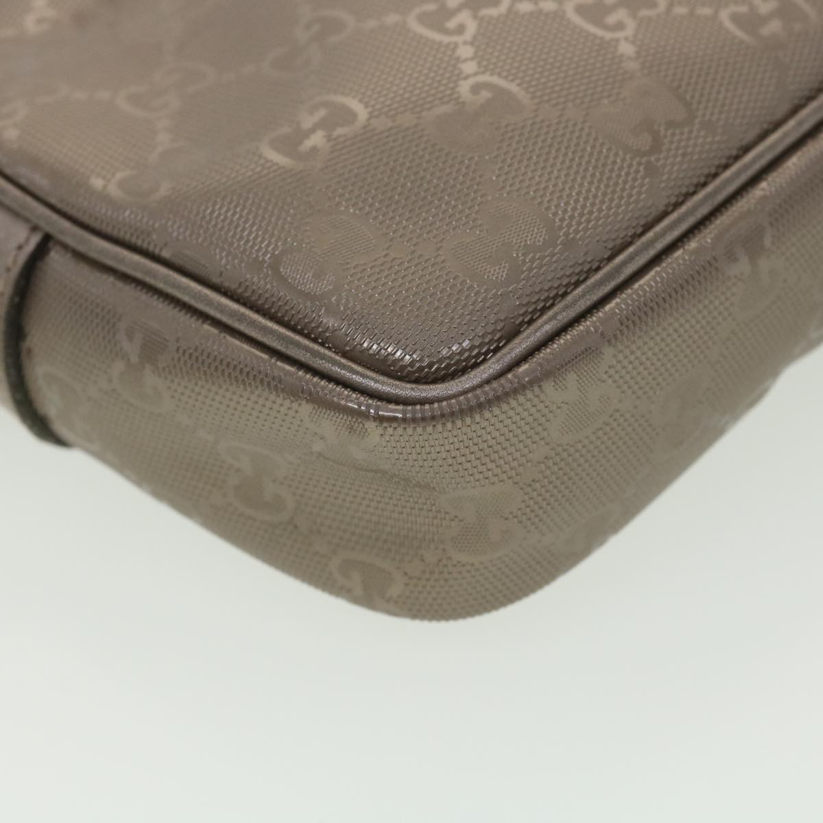 GUCCI GG Canvas Shoulder Bag Brown 201447 yk6269