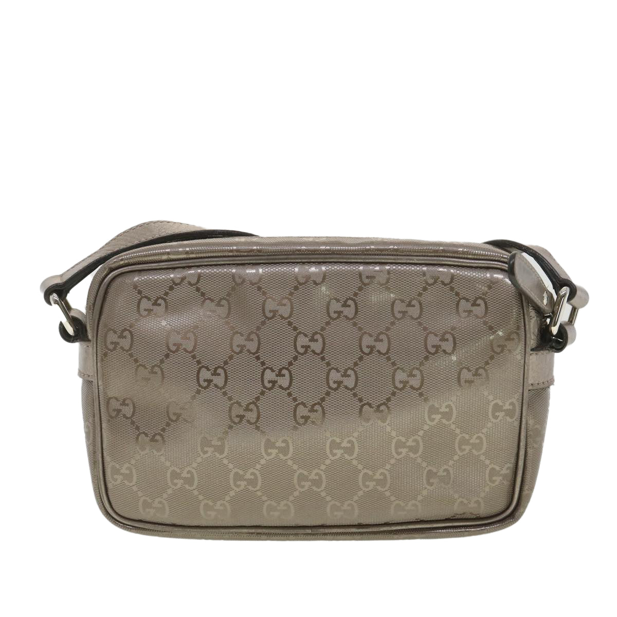 GUCCI GG Canvas Shoulder Bag Brown 201447 yk6269