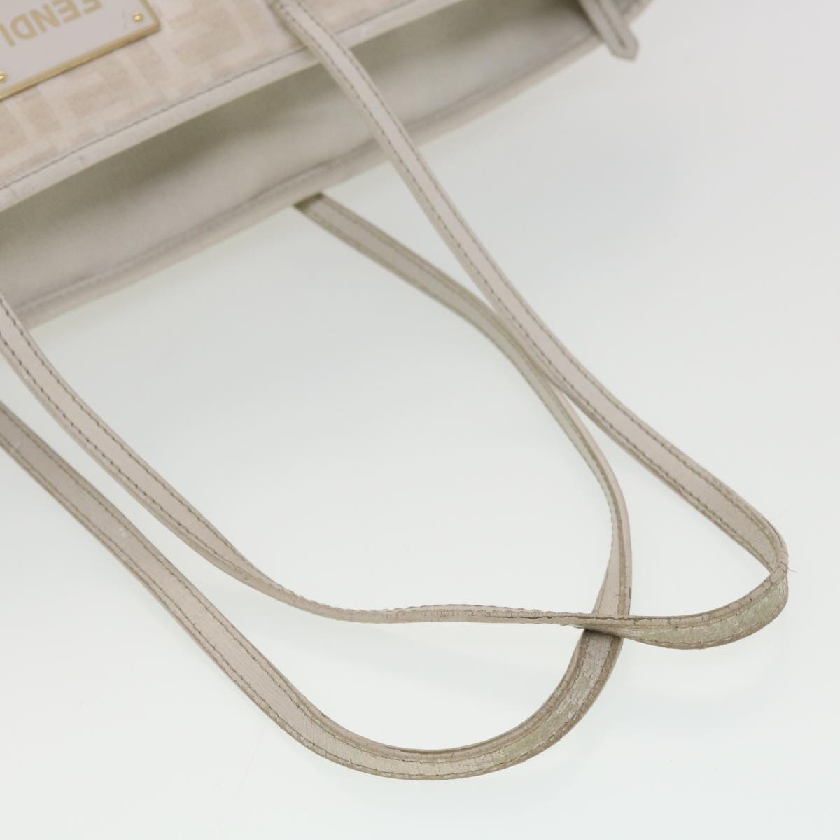 FENDI Zucca Canvas Tote Bag White 8BH185-HKN-128-2550 yk6324