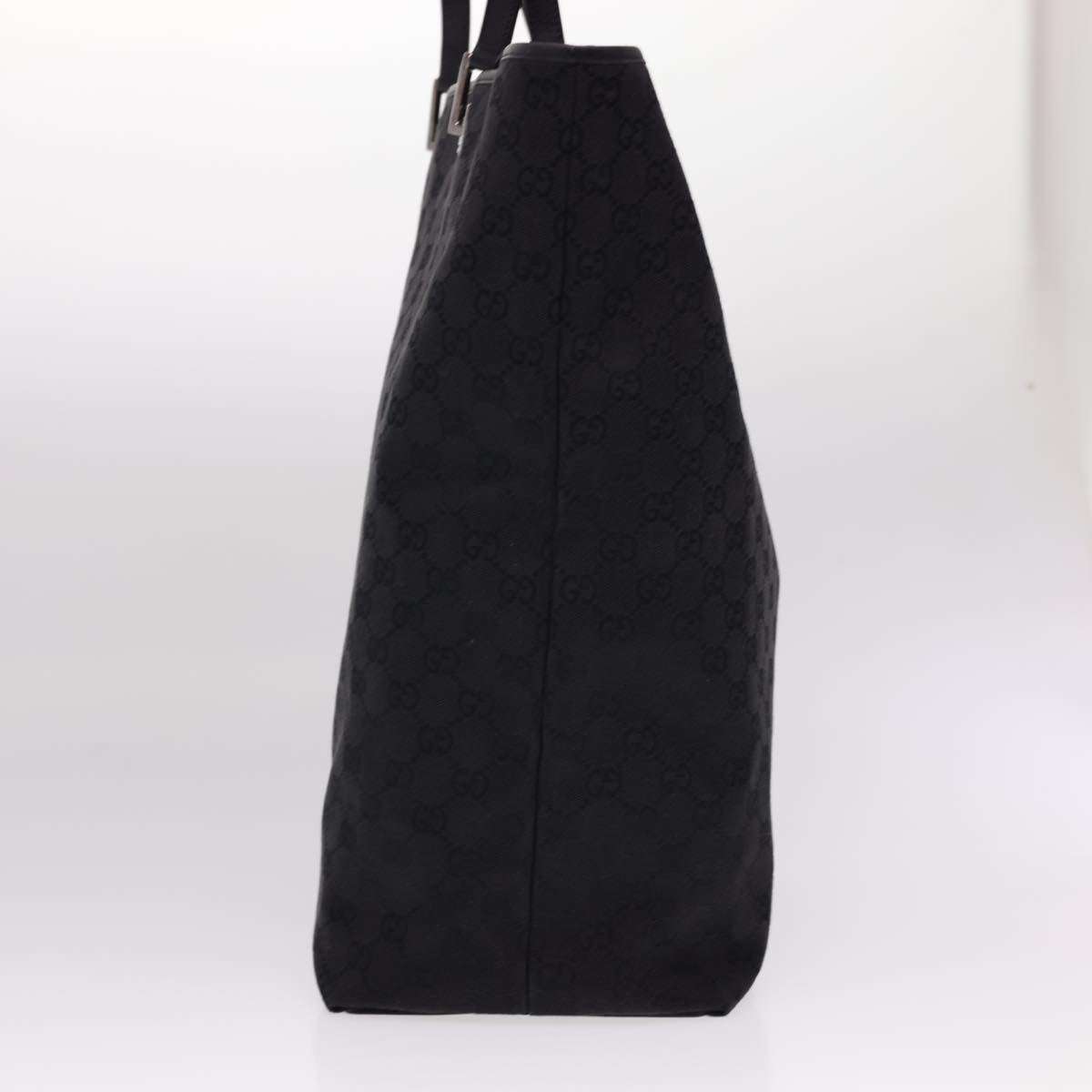 GUCCI GG Canvas Tote Bag Black 31242 yk6422