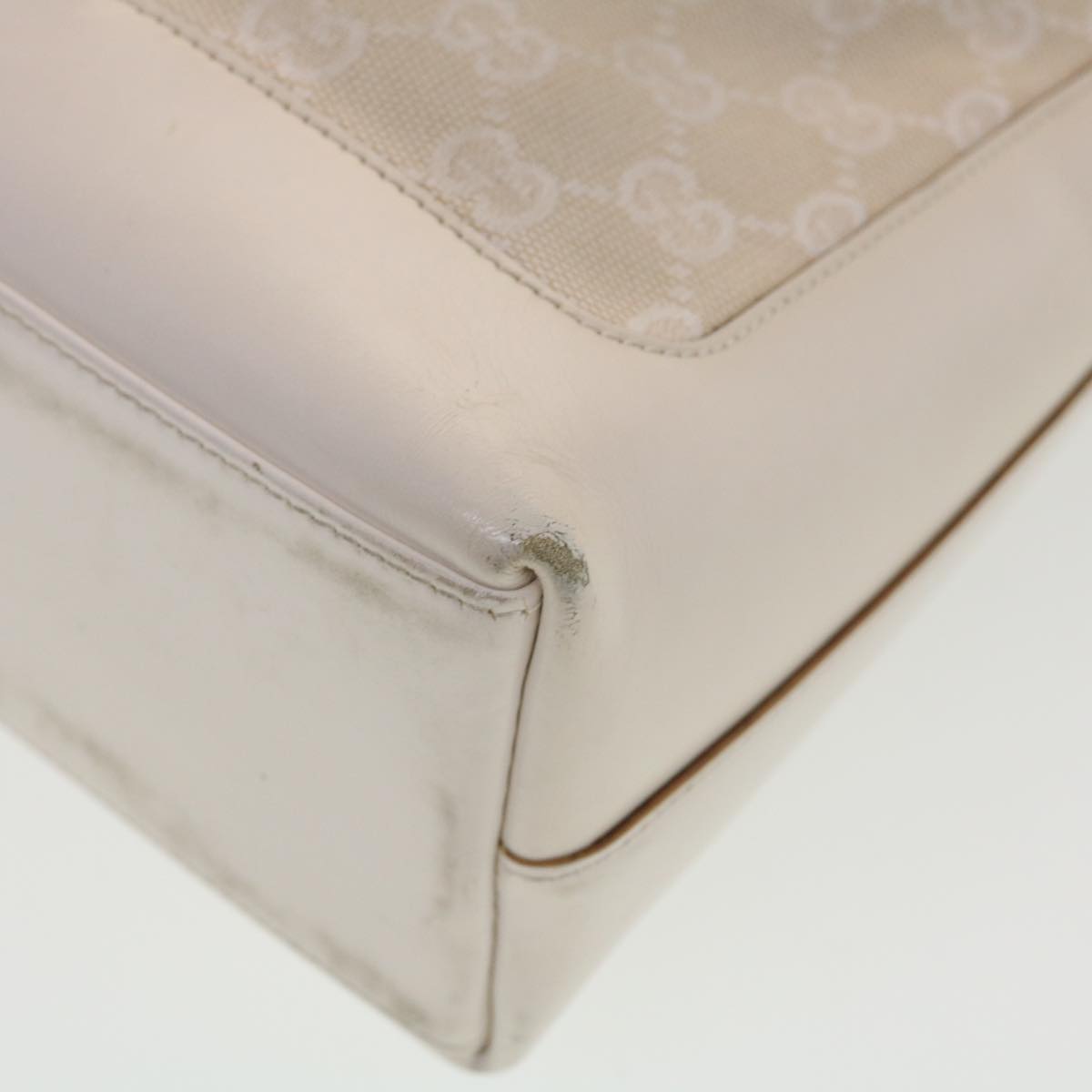 GUCCI GG Canvas Jackie Shoulder Bag Beige 001.3876 yk6453