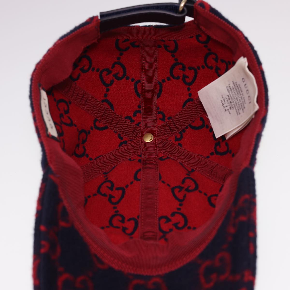 GUCCI Cap Wool M Red 517074 yk6463