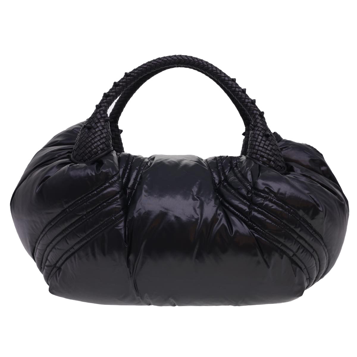 FENDI Spy Hand Bag Moncler Collaboration Nylon Black yk6510
