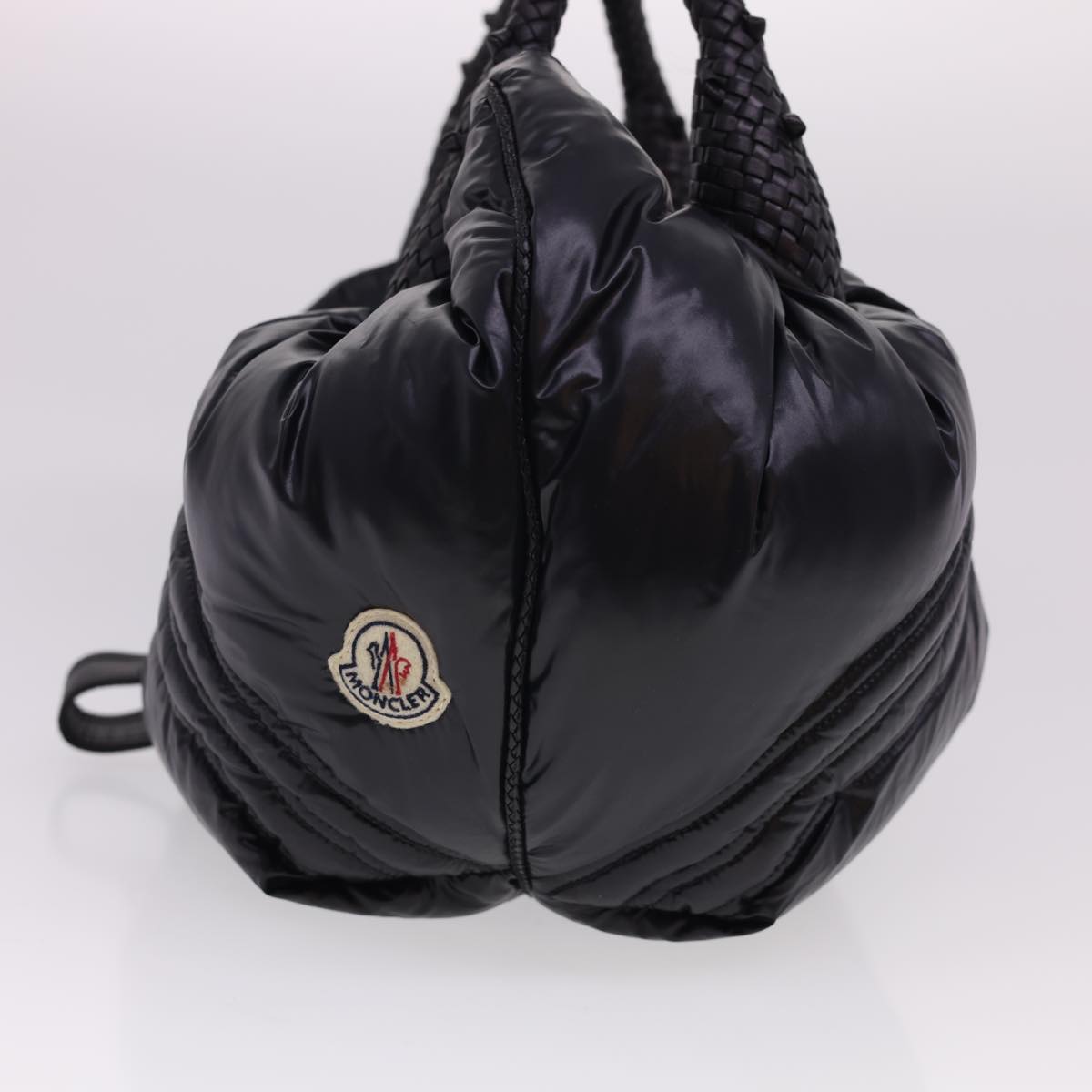 FENDI Spy Hand Bag Moncler Collaboration Nylon Black yk6510