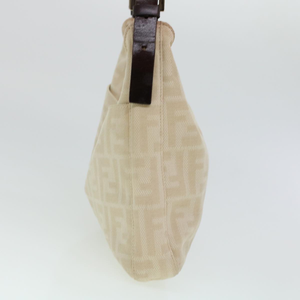 FENDI Zucca Canvas Mamma Baguette Shoulder Bag Beige 222826569008 yk6695B