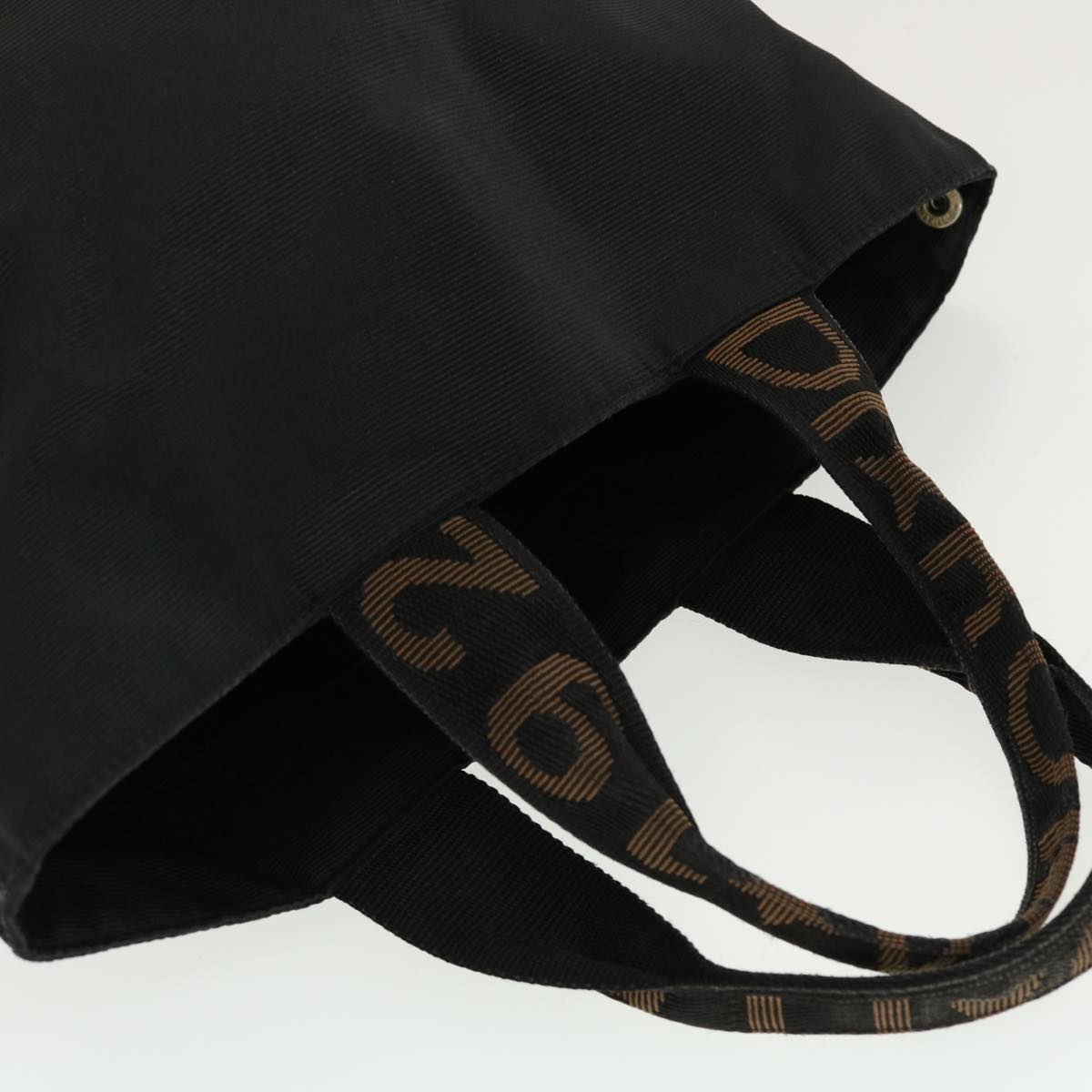 FENDI Hand Bag Nylon Black 2119 26526 089 yk6785