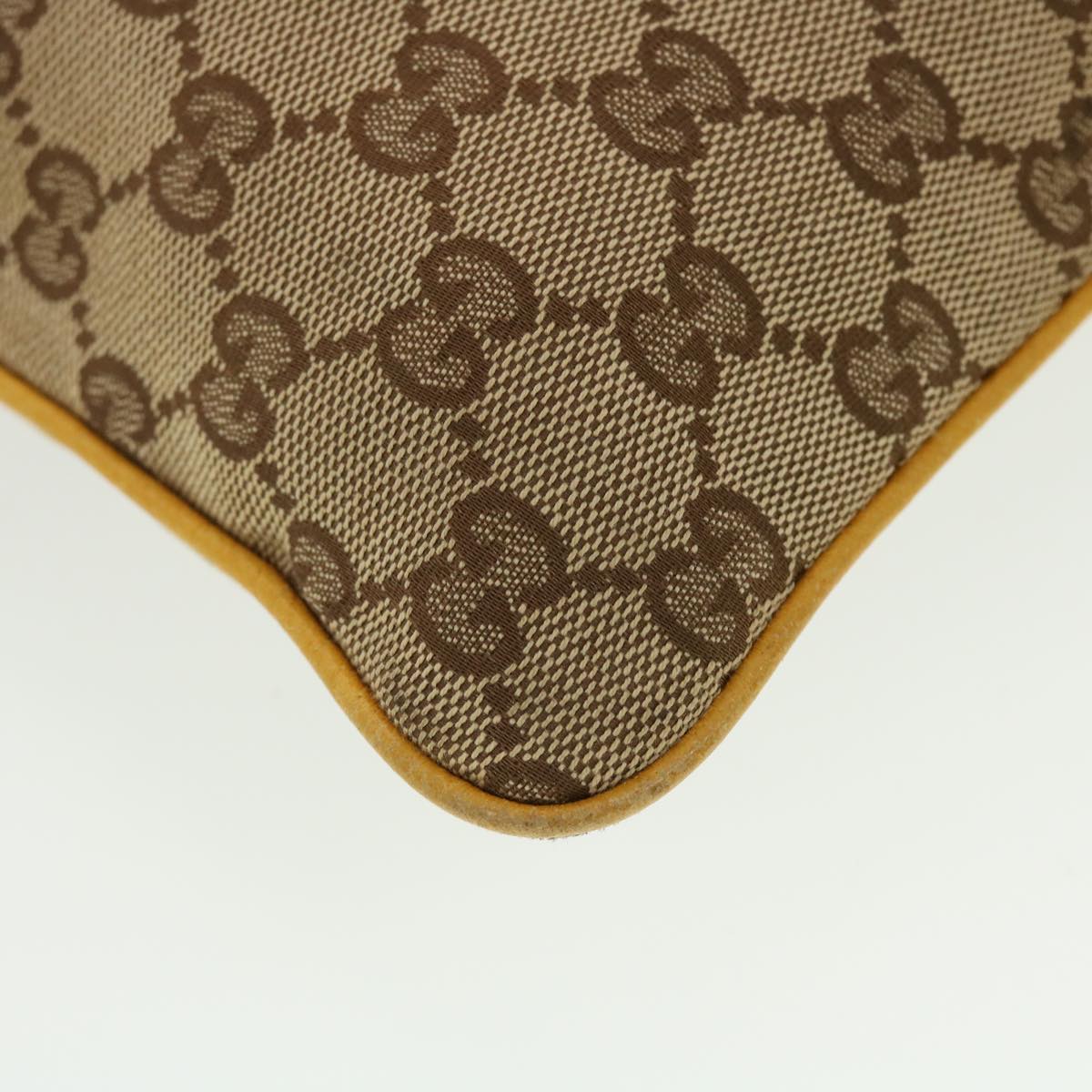 GUCCI GG Canvas Sherry Line Shoulder Bag Beige Brown 146309 yk6879B
