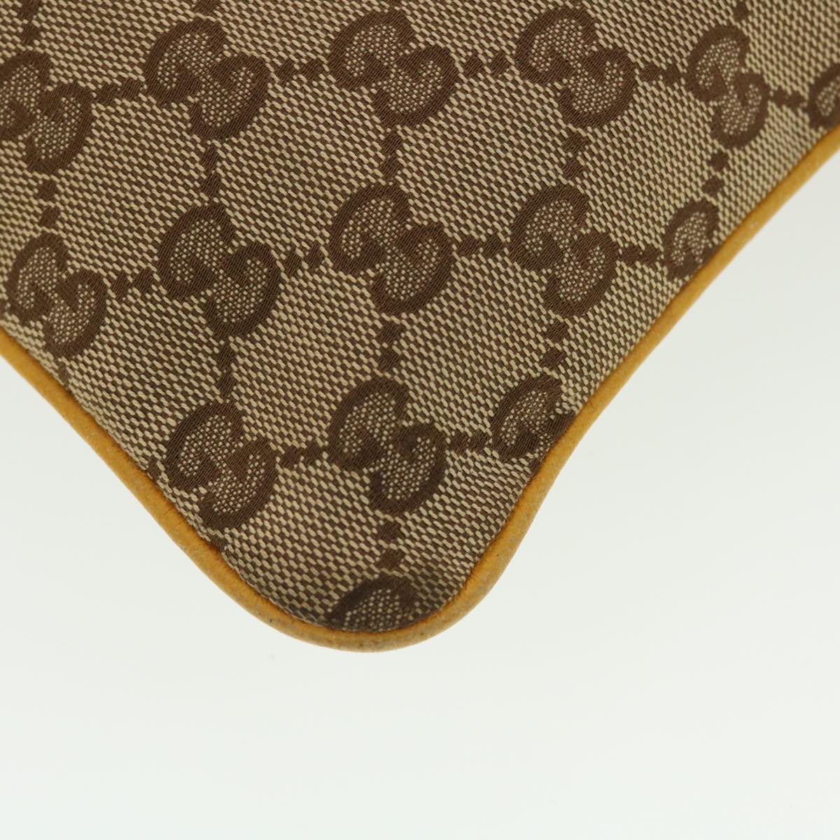 GUCCI GG Canvas Sherry Line Shoulder Bag Beige Brown 146309 yk6879B