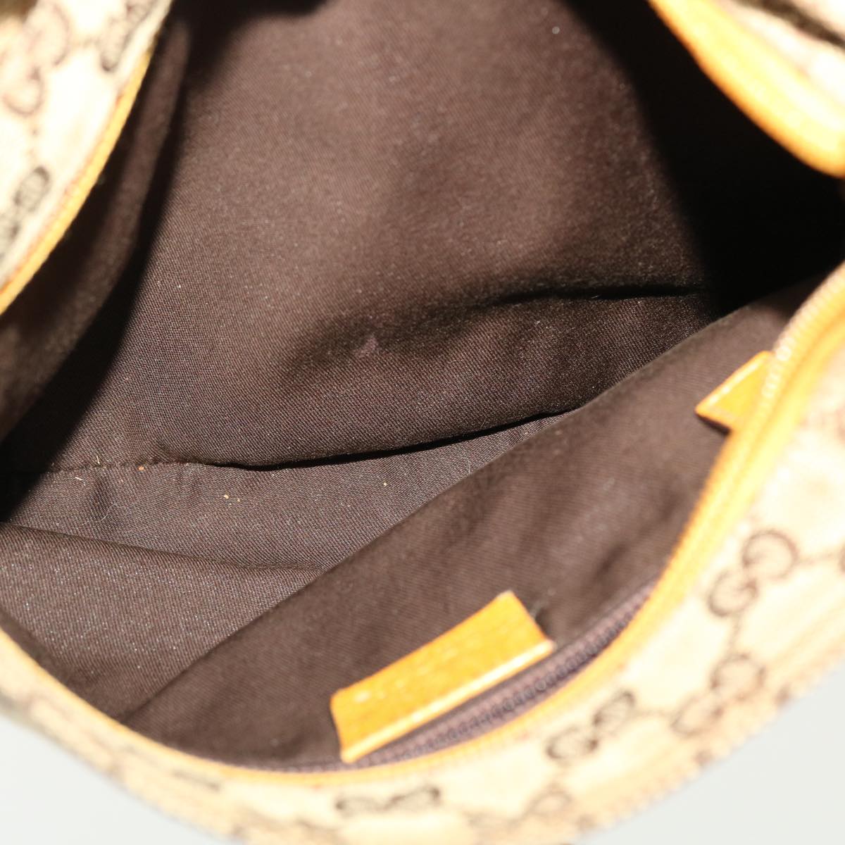 GUCCI GG Canvas Sherry Line Shoulder Bag Beige Brown 146309 yk6879B