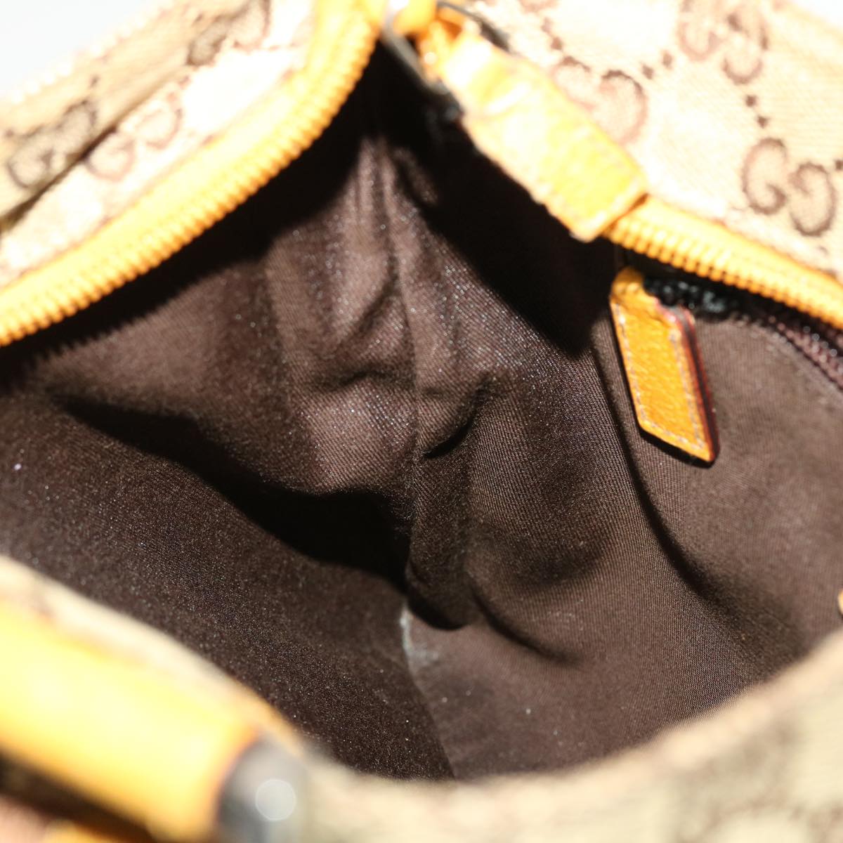 GUCCI GG Canvas Sherry Line Shoulder Bag Beige Brown 146309 yk6879B
