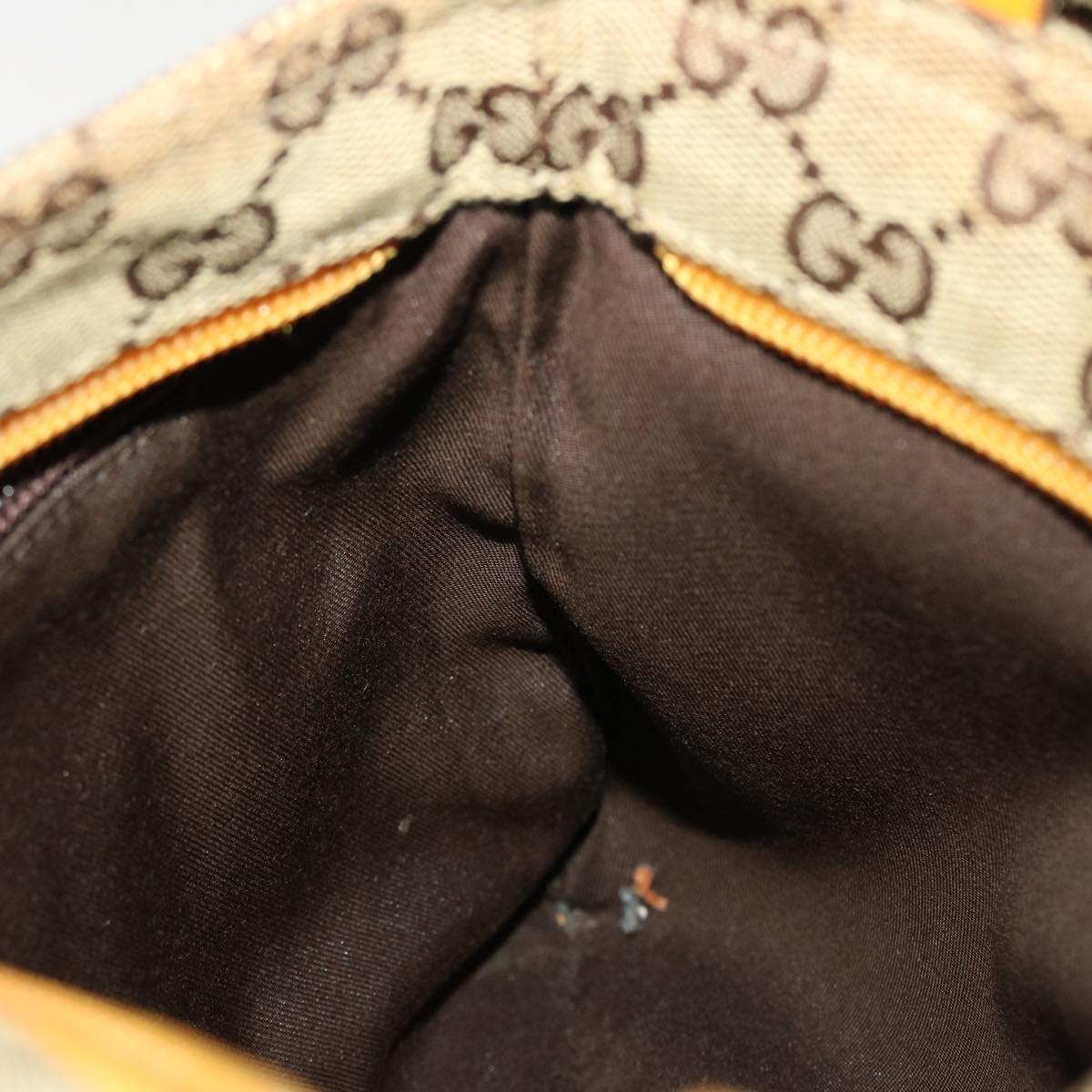 GUCCI GG Canvas Sherry Line Shoulder Bag Beige Brown 146309 yk6879B