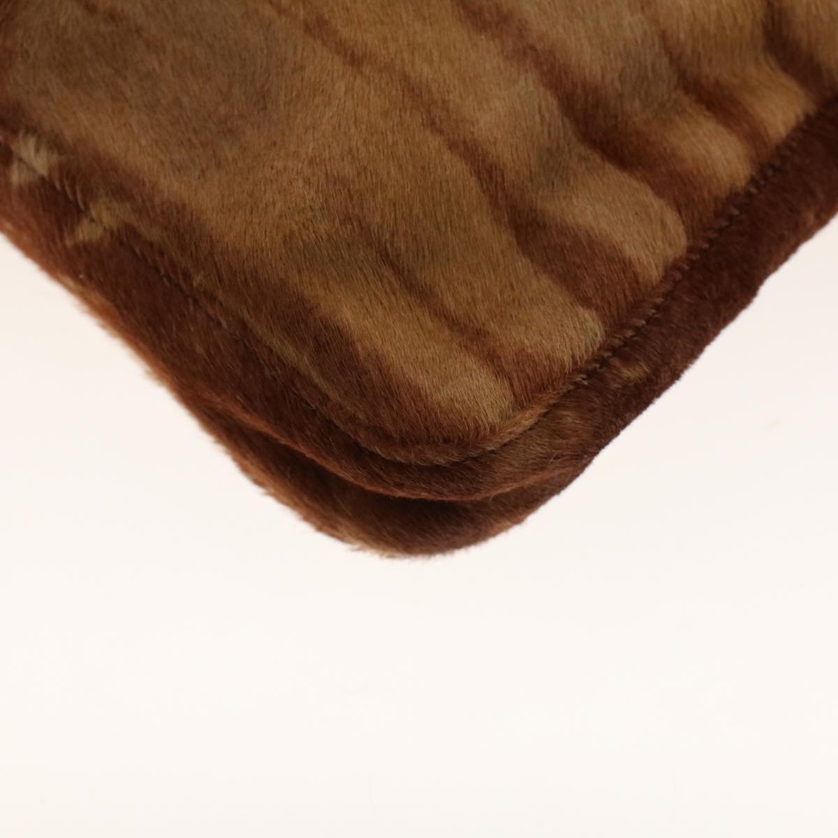 FENDI Mamma Baguette Shoulder Bag Harako leather Brown 2354/26569 yk6885B