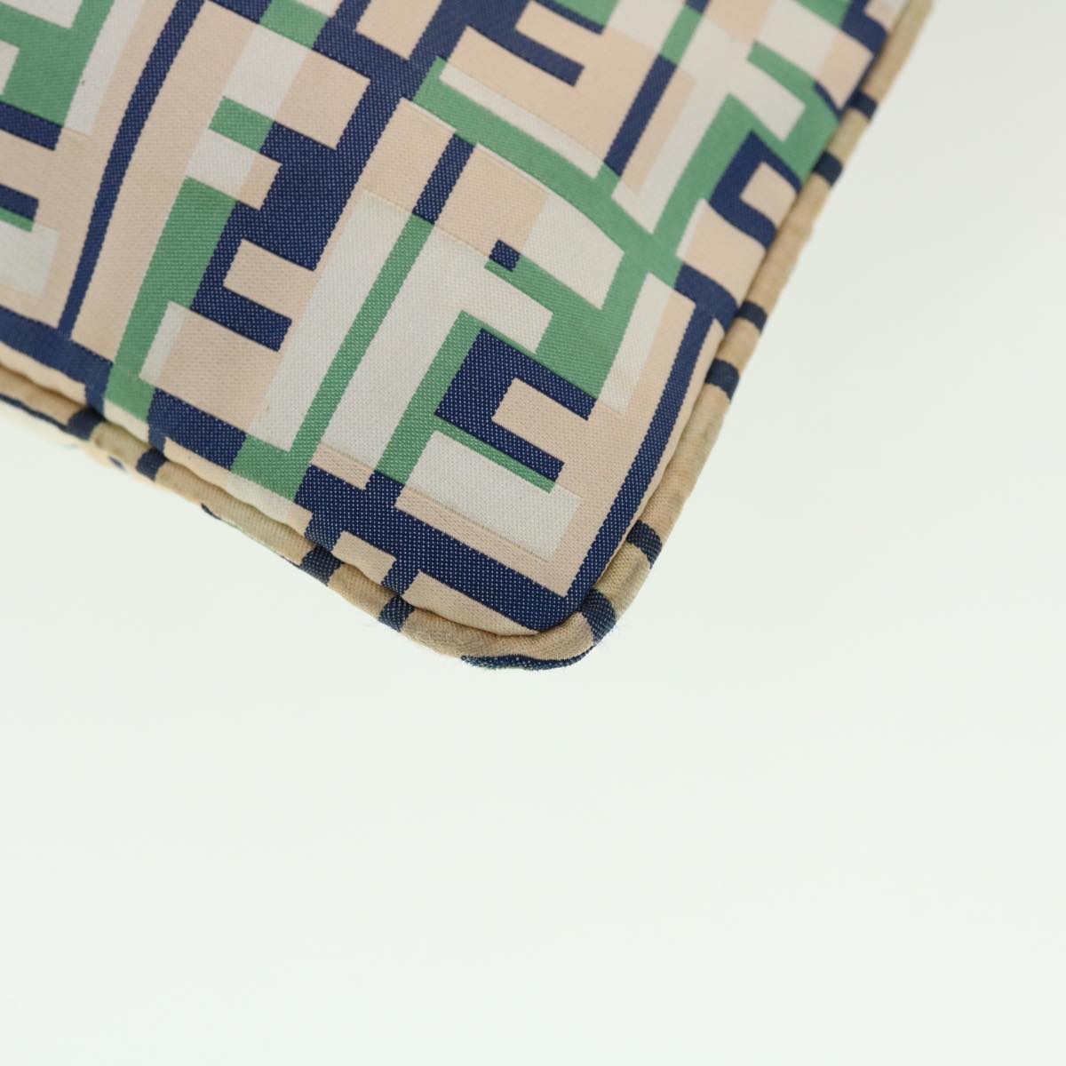 FENDI Zucca Canvas Tote Bag Green yk6886B