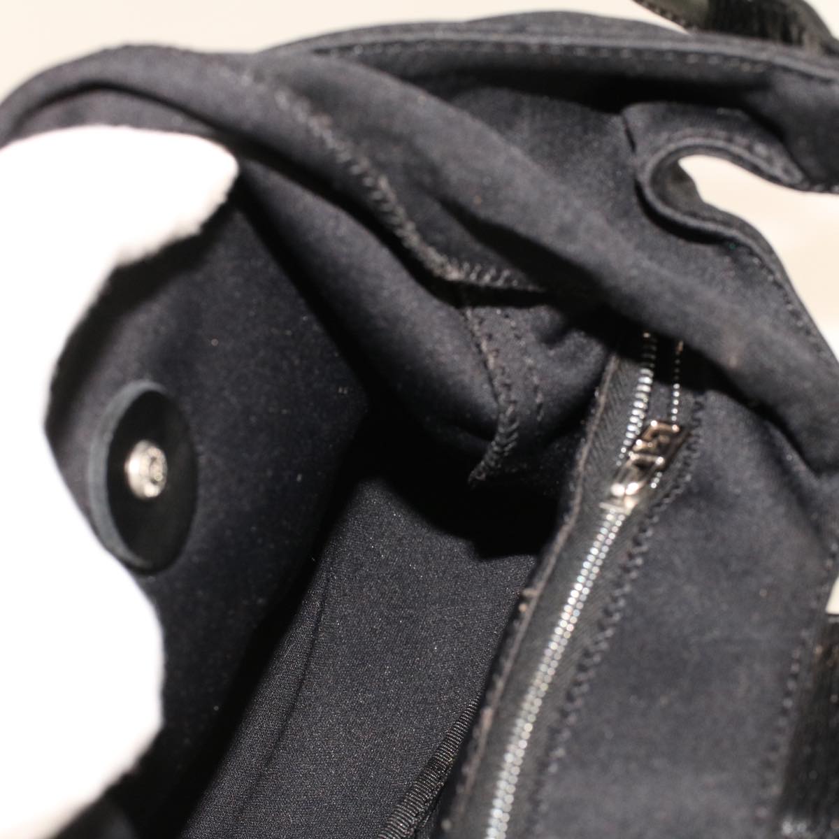 FENDI Mamma Baguette Shoulder Bag Nylon Black 2321.26686.009 yk6907B