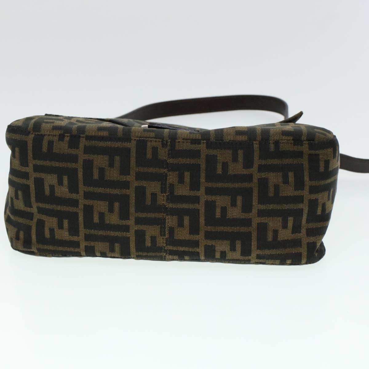 FENDI Zucca Canvas Mamma Baguette Shoulder Bag Brown 2308-26325 yk6943