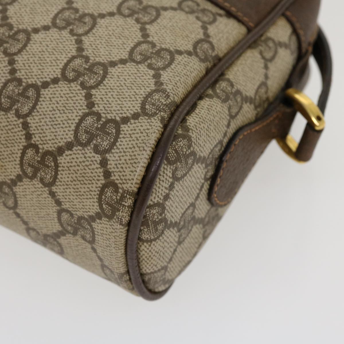 GUCCI GG Canvas Web Sherry Line Shoulder Bag Beige Red 56.02.087 yk6994B