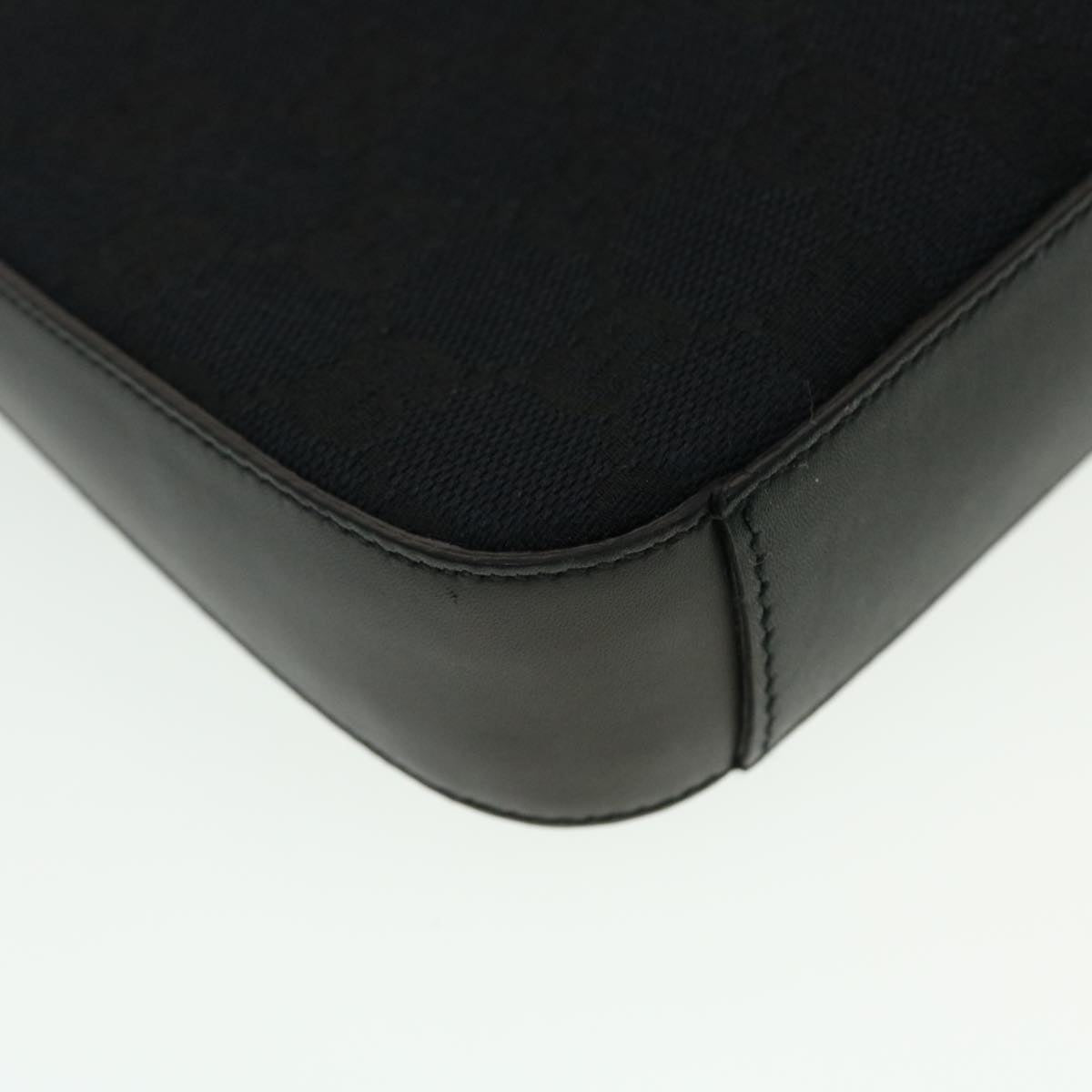 GUCCI GG Canvas Shoulder Bag Black 0014285 yk7184