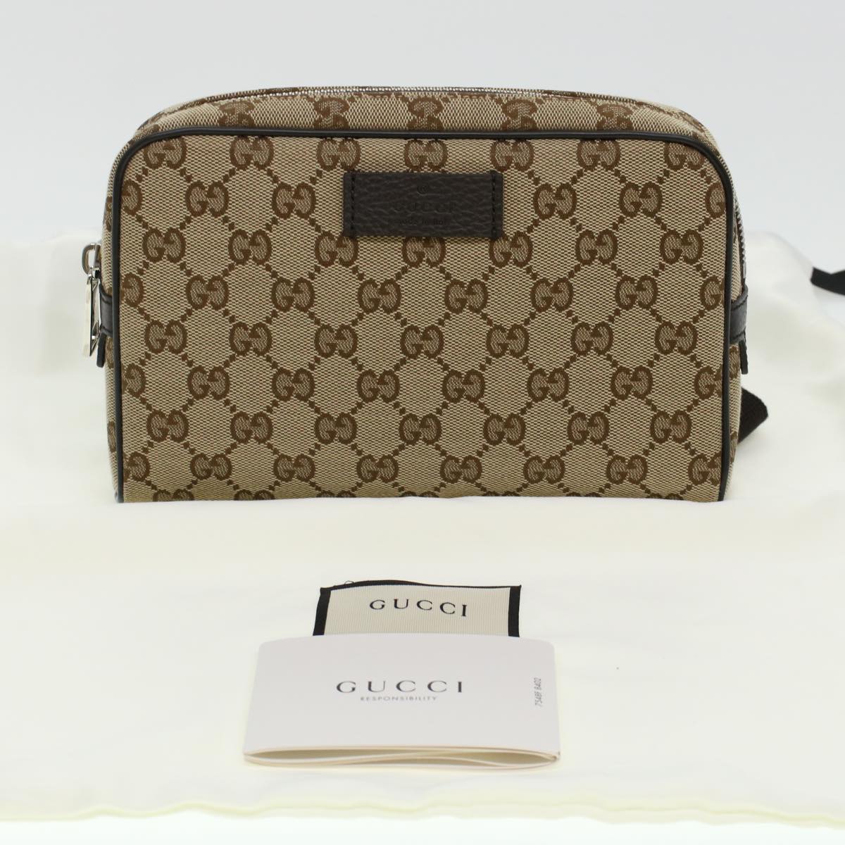 GUCCI GG Canvas Body Bag Outlet Beige 449174 yk7227