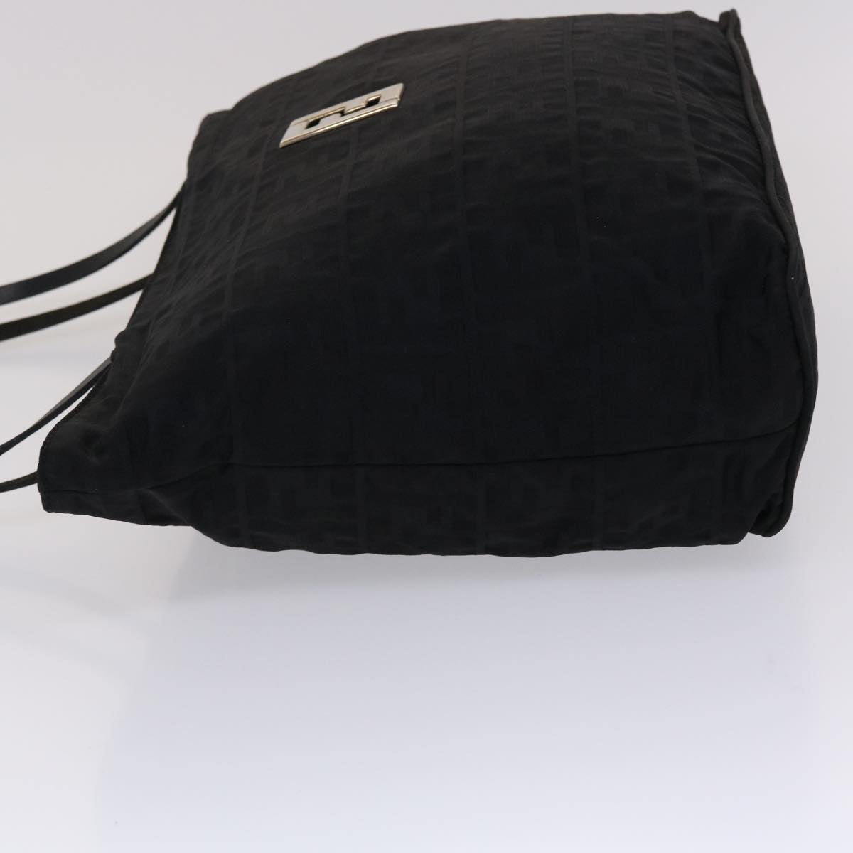 FENDI Zucca Canvas Tote Bag Black yk7411