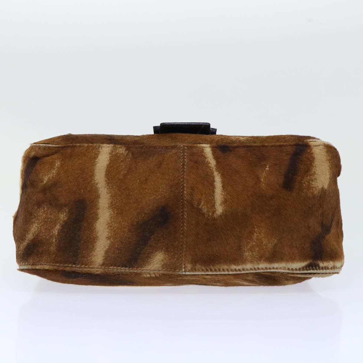 FENDI Mamma Baguette Shoulder Bag Harako leather Brown yk8030