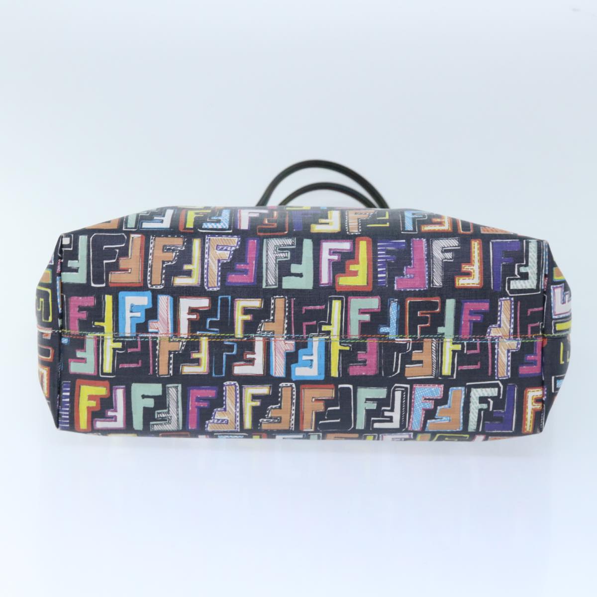 FENDI Zucca Canvas Tote Bag Multicolor 8BH185 yk8065