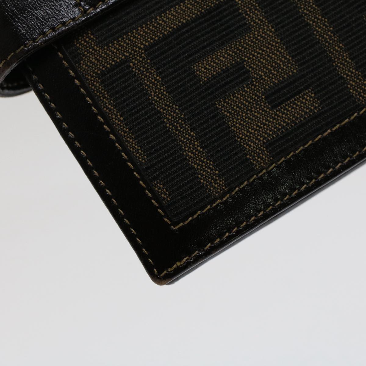 FENDI Zucca Canvas Day Planner Cover Black Brown yk8175