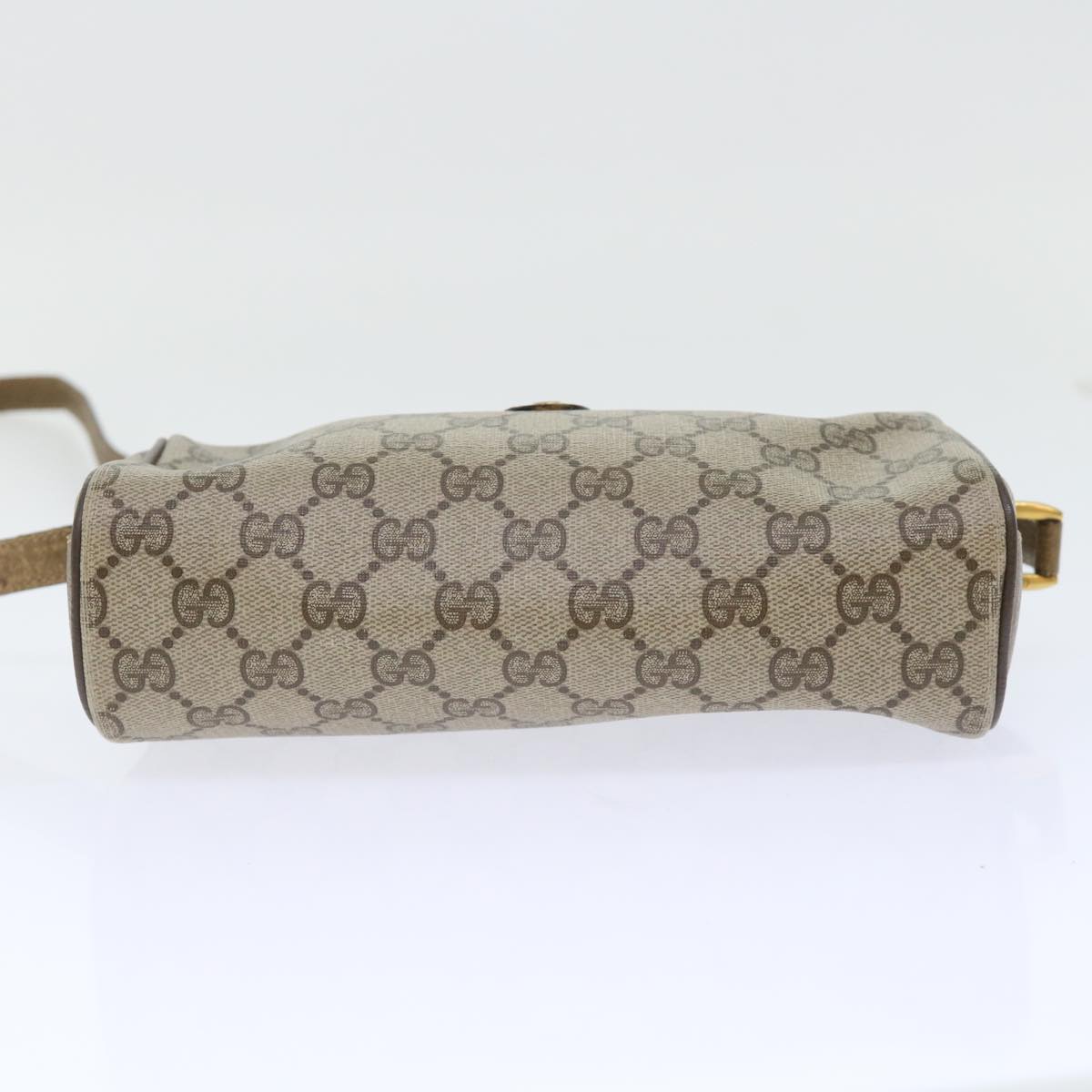 GUCCI GG Canvas Web Sherry Line Shoulder Bag Beige Red 89.02.018 yk8189B